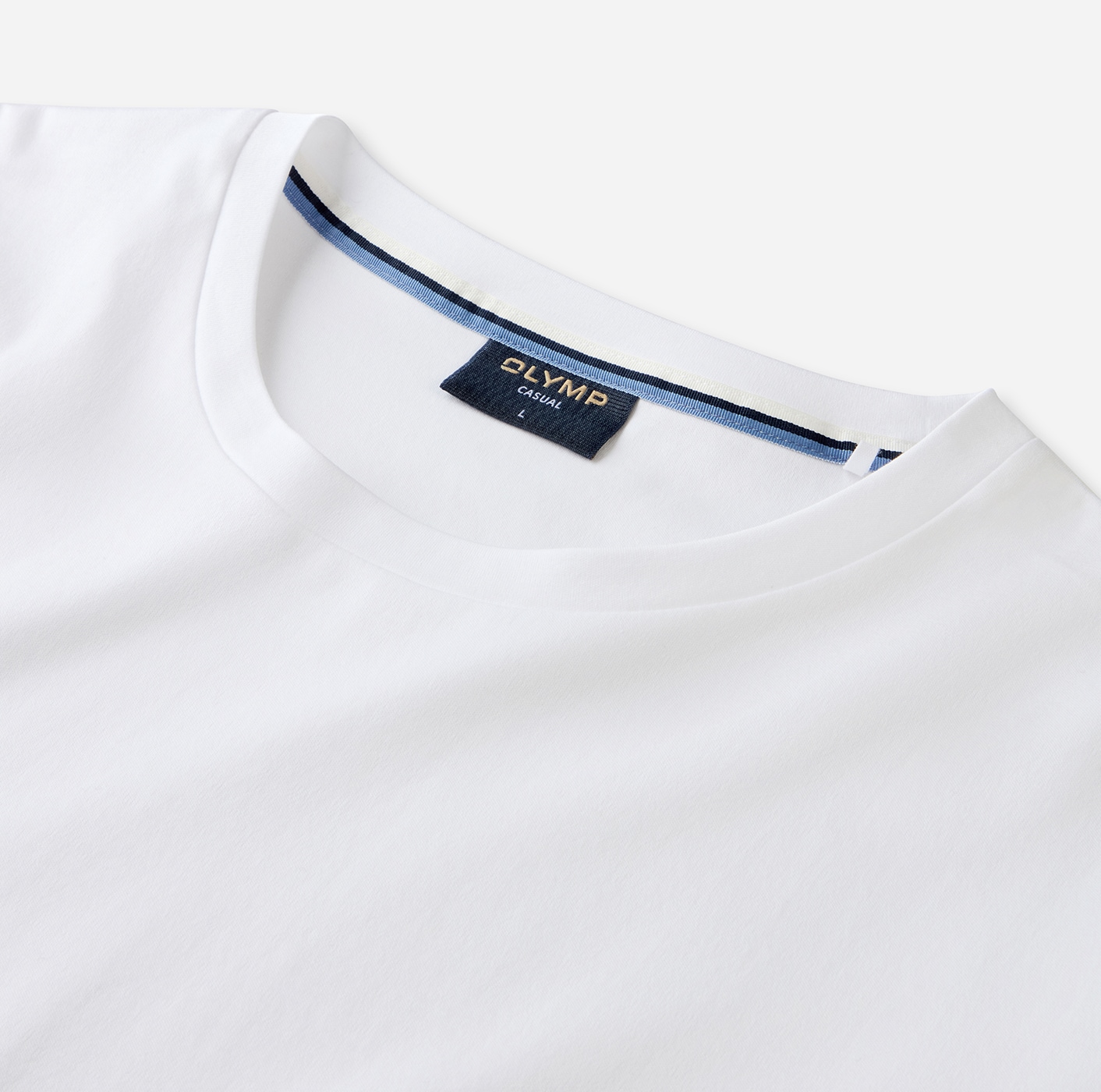 OLYMP T-Shirt basic, normale Passform, Rundhals