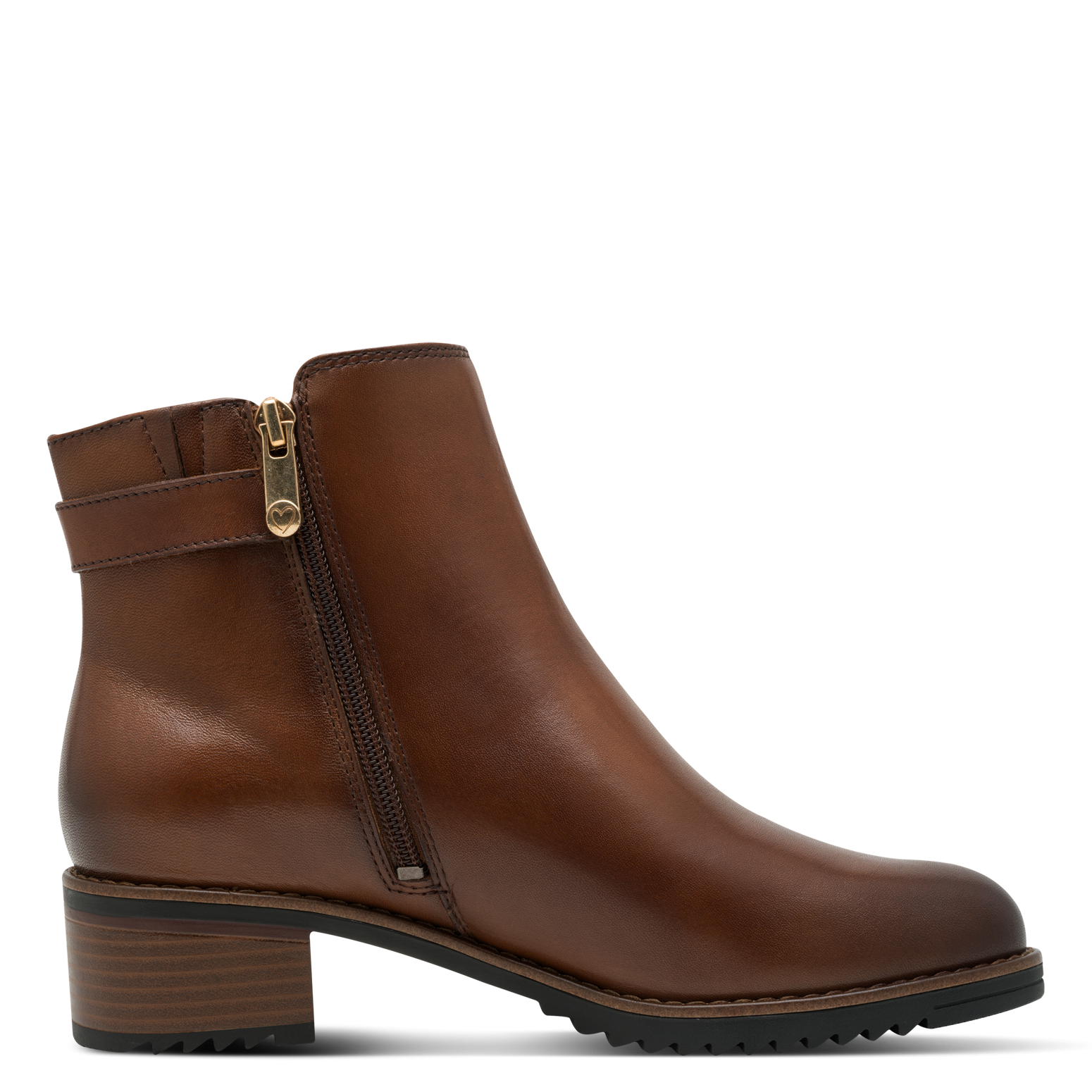 MARCO TOZZI Stiefelette  , Blockabsatz, Businessschuh mit paktischem Innenreißverschluss