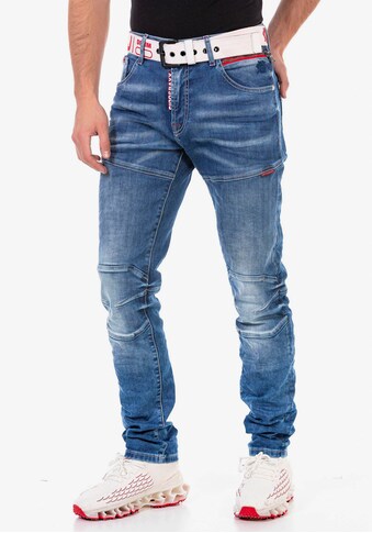 Cipo & Baxx Regular-fit-Jeans, mit modischen Details kaufen
