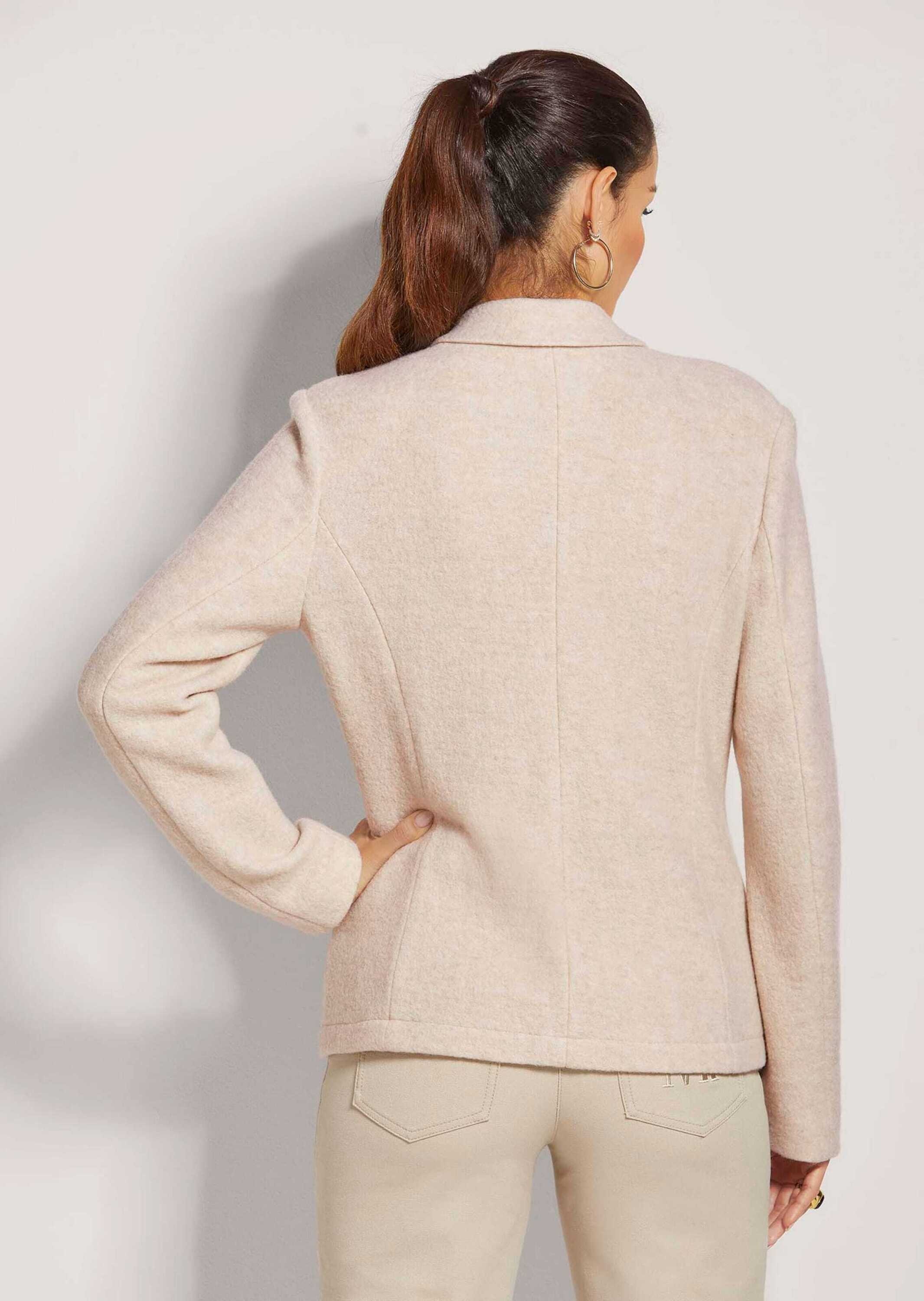 MADELEINE Longblazer »Blazer Blazer aus gekochter Wolle«