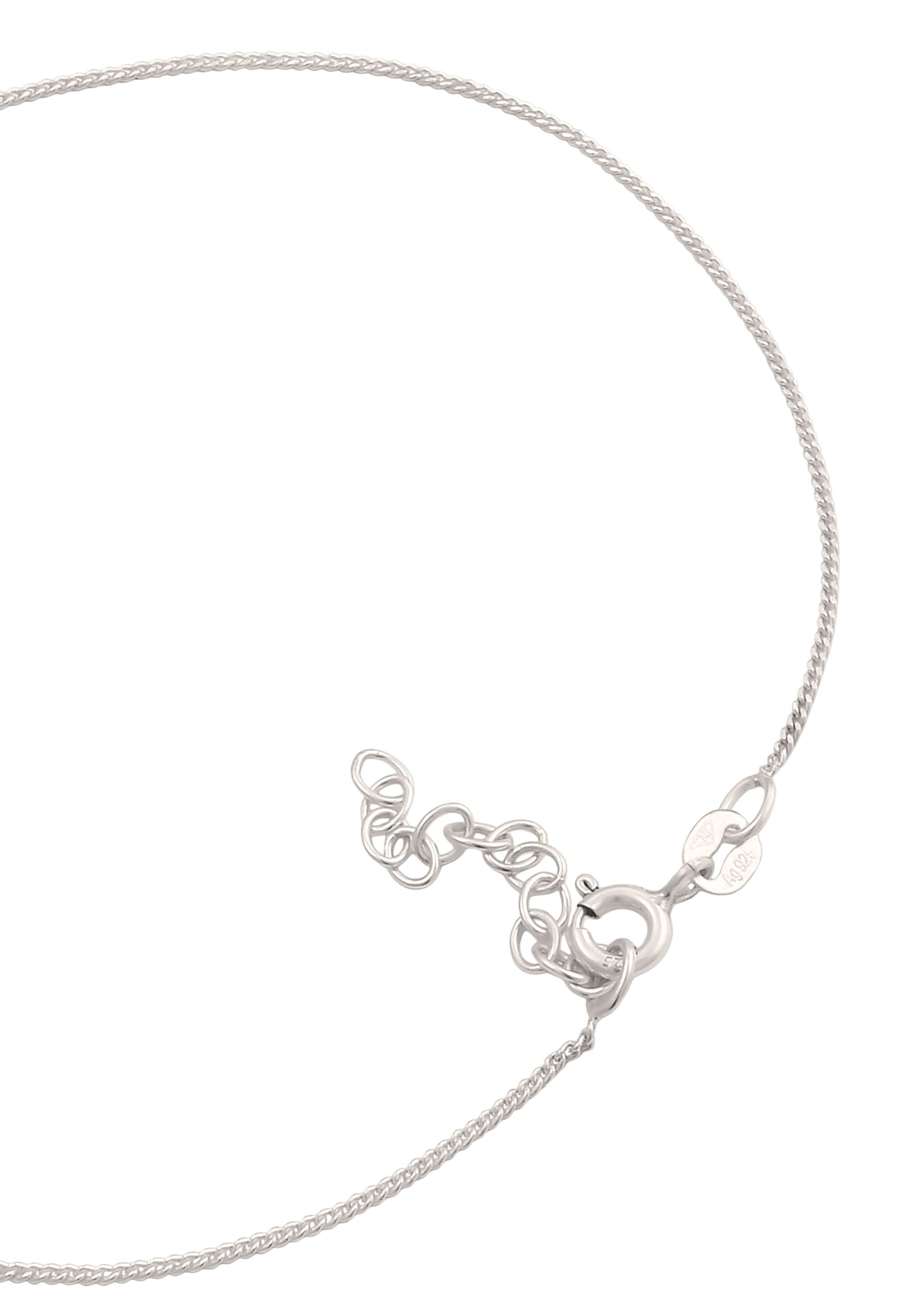 Elli Fußkette »Fußschmuck Evil Eye Glas Bead 925 Sterling Silber«