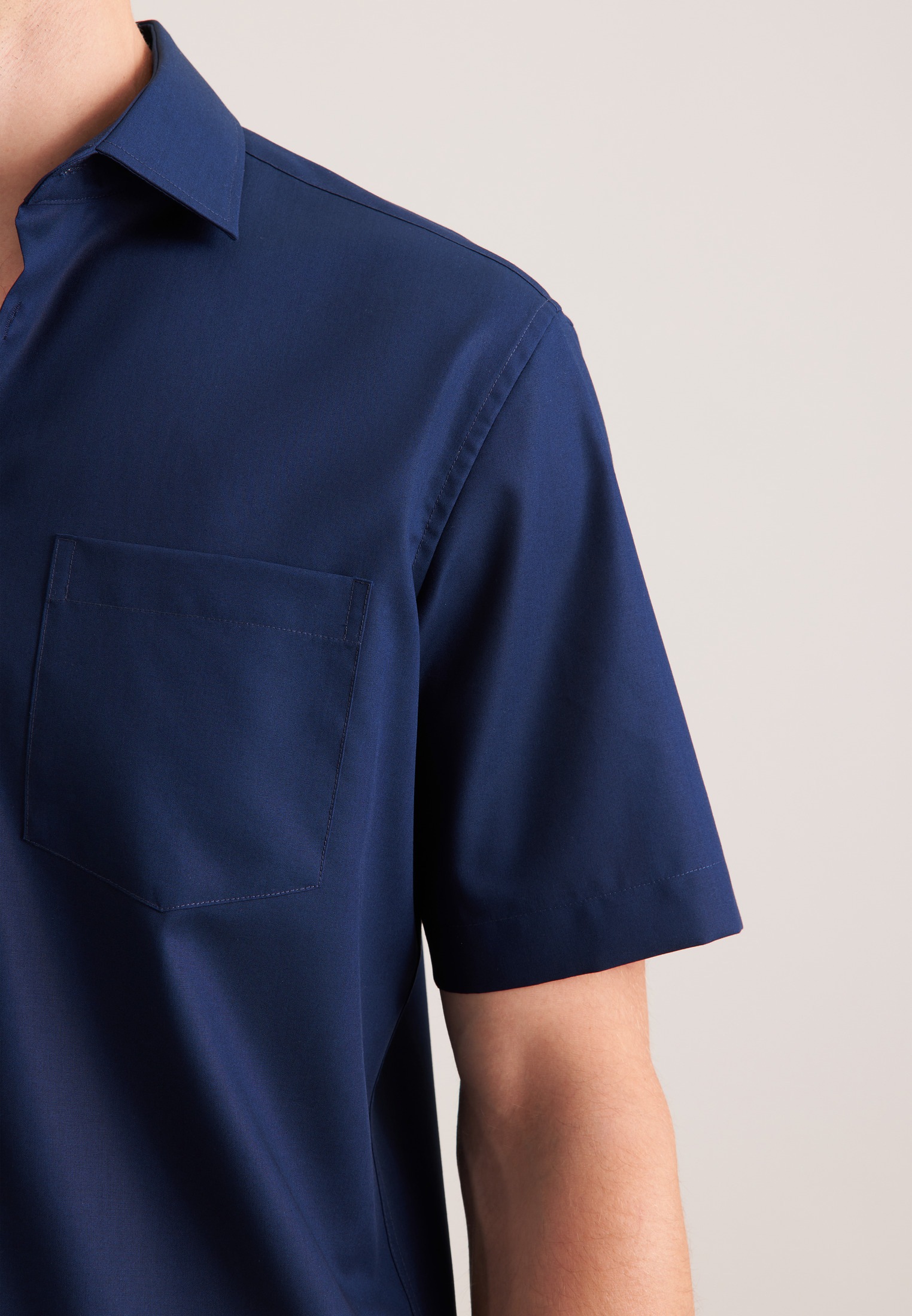 seidensticker Businesshemd »Schwarze Rose« Regular 1/2 Kentkragen Uni