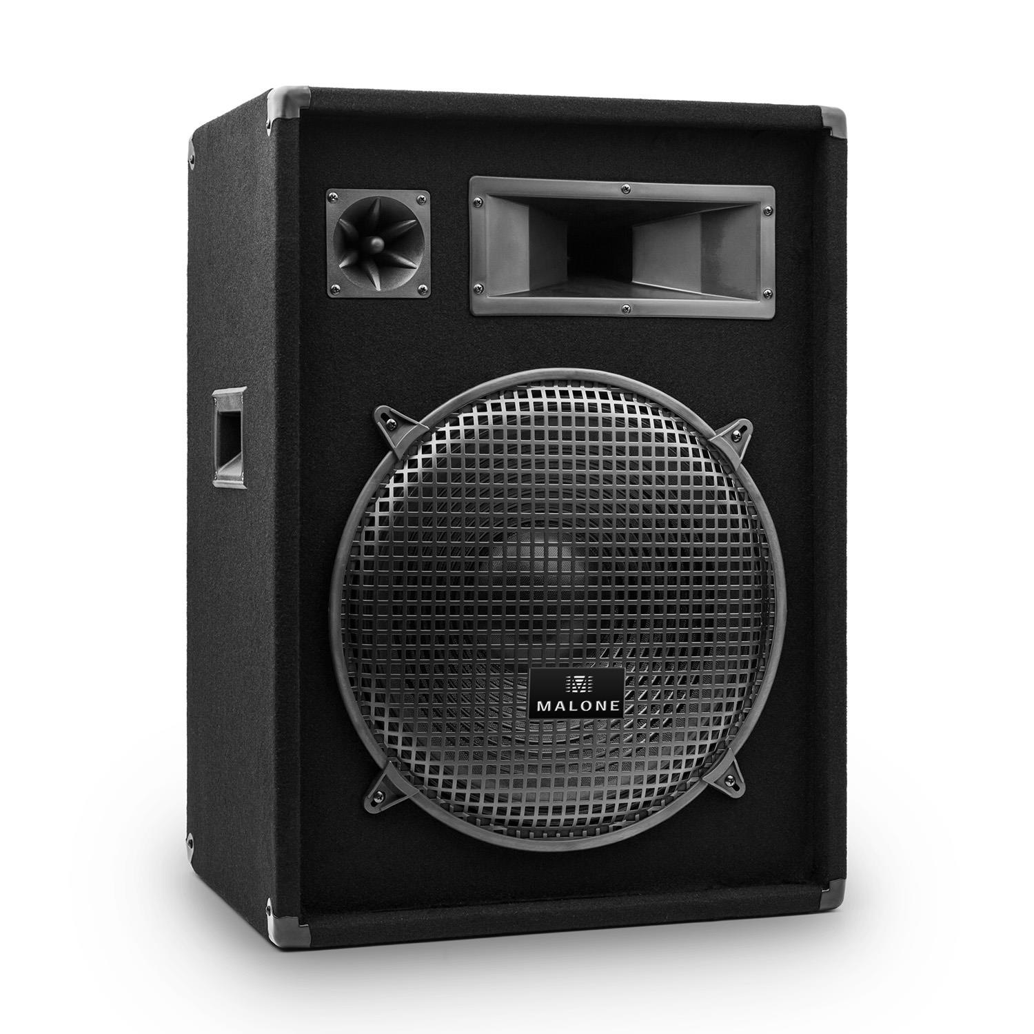Malone 3 Wege PA Box Lautsprecher 38cm 800W Bühnenbetrieb Klang