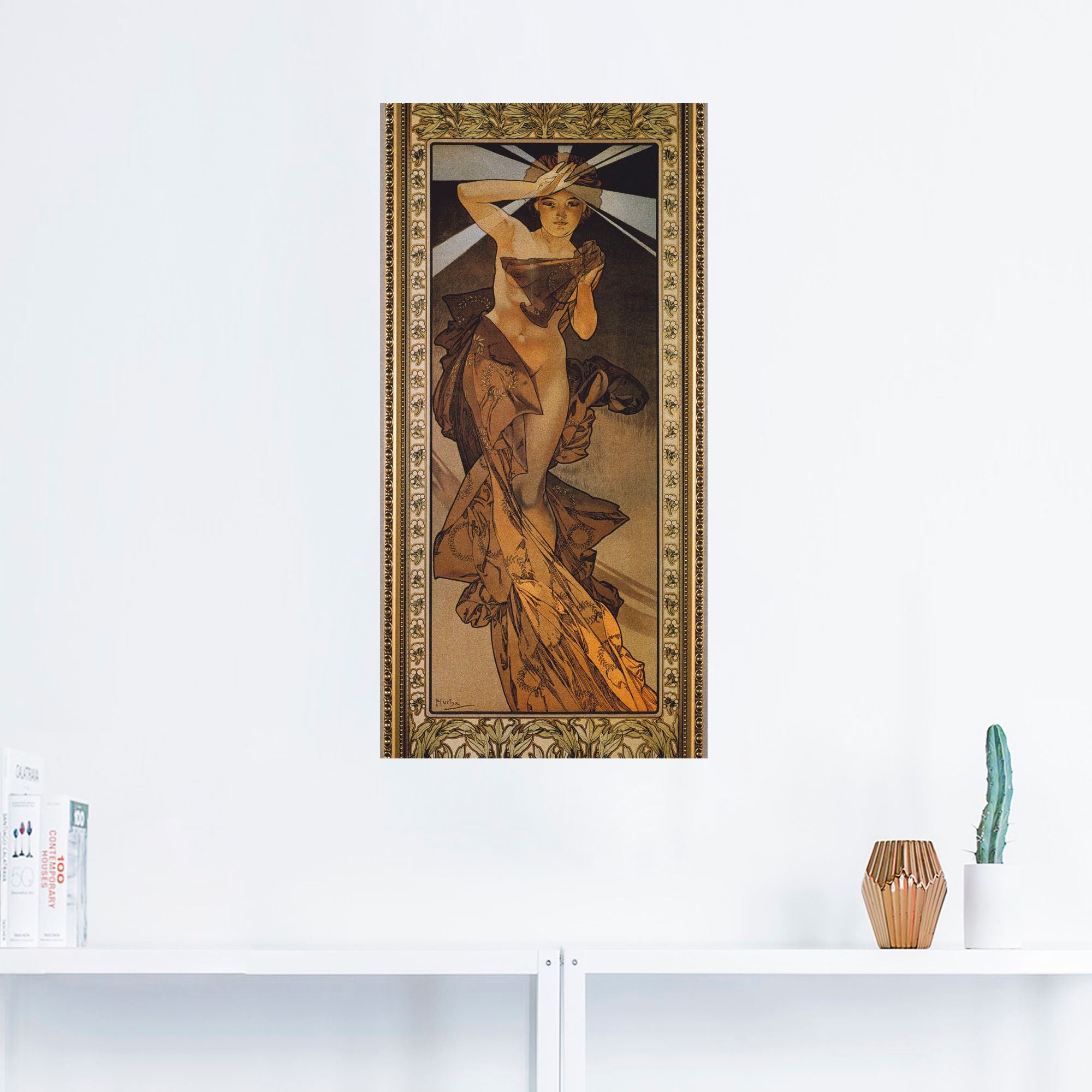 Artland Wandbild »Sterne: Der Morgenstern«, Frau, (1 St.), als Leinwandbild, Wandaufkleber in verschied. Größen