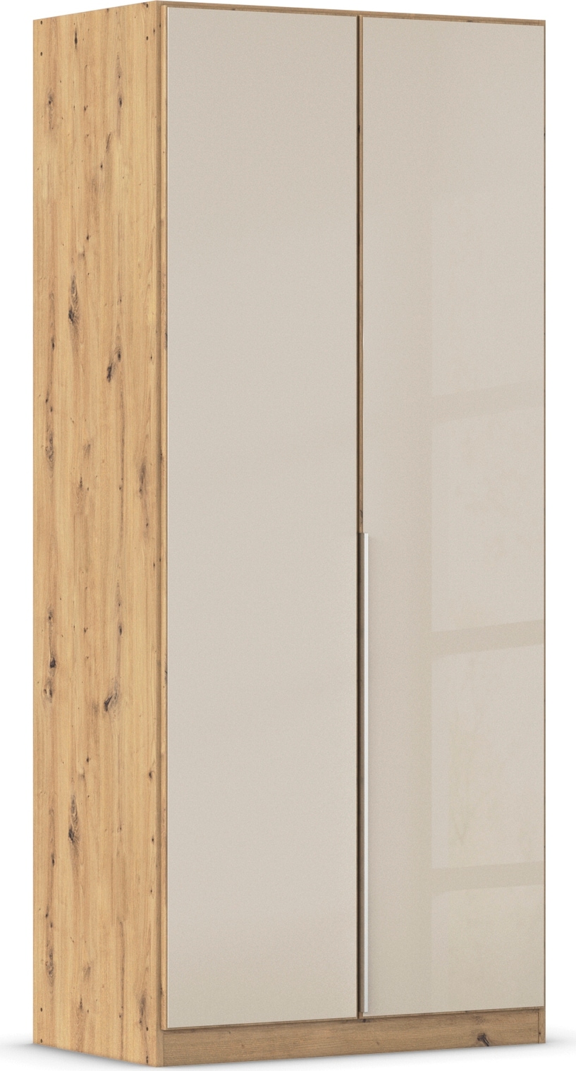 OTTO home Drehtürenschrank »Kleiderschrank Kleiderschränke Schrank Garderobe AGORDO mit Glasfront« in zwei Griff-Farben, Breiten 91-405 cm,  durchdachte Innenausstattung, in 8 Breiten und 2 Höhen MADE IN GERMANY