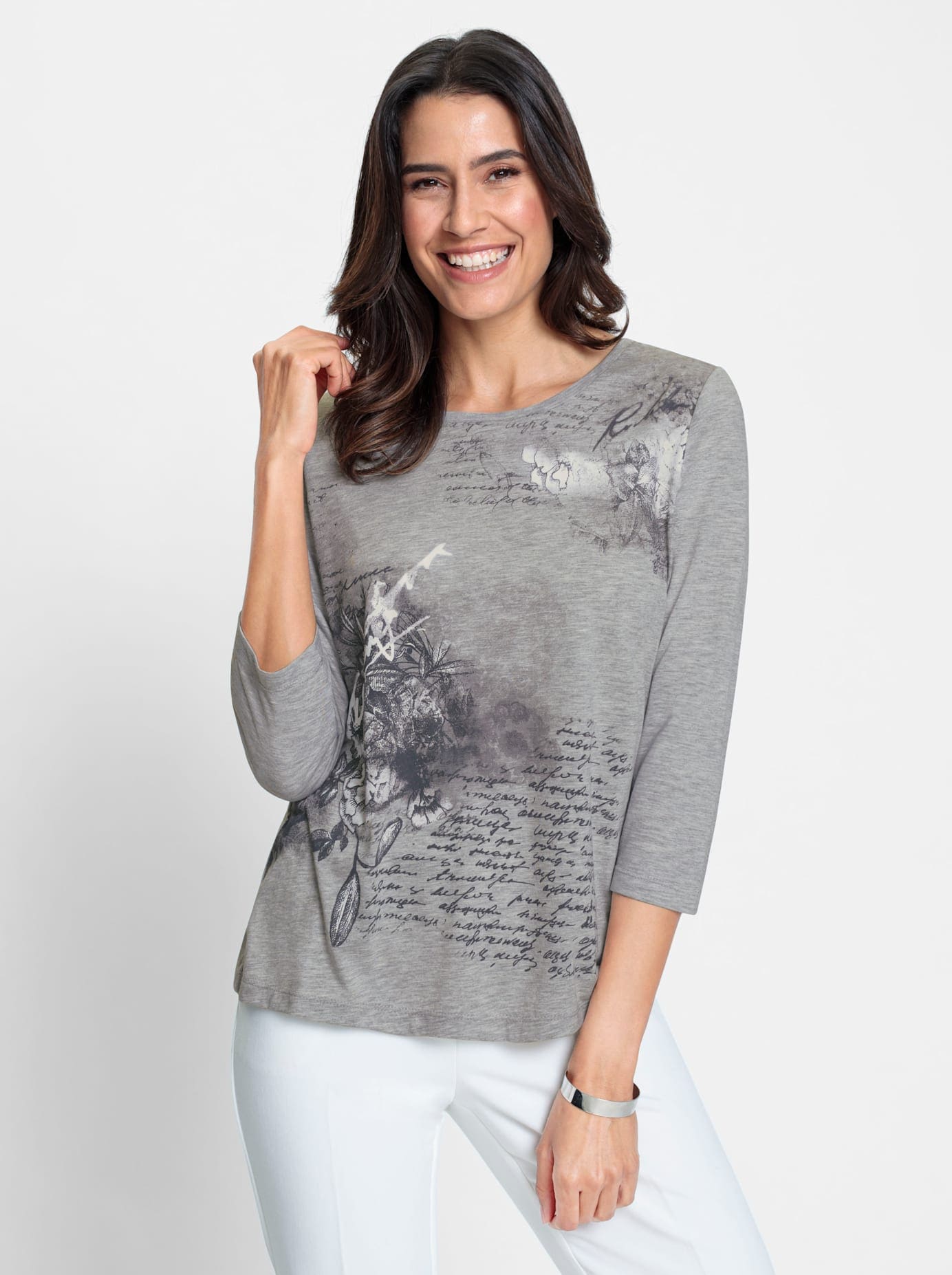 Inspirationen 3/4-Arm-Shirt »3/4-Arm-Shirt«, (1 tlg.)
