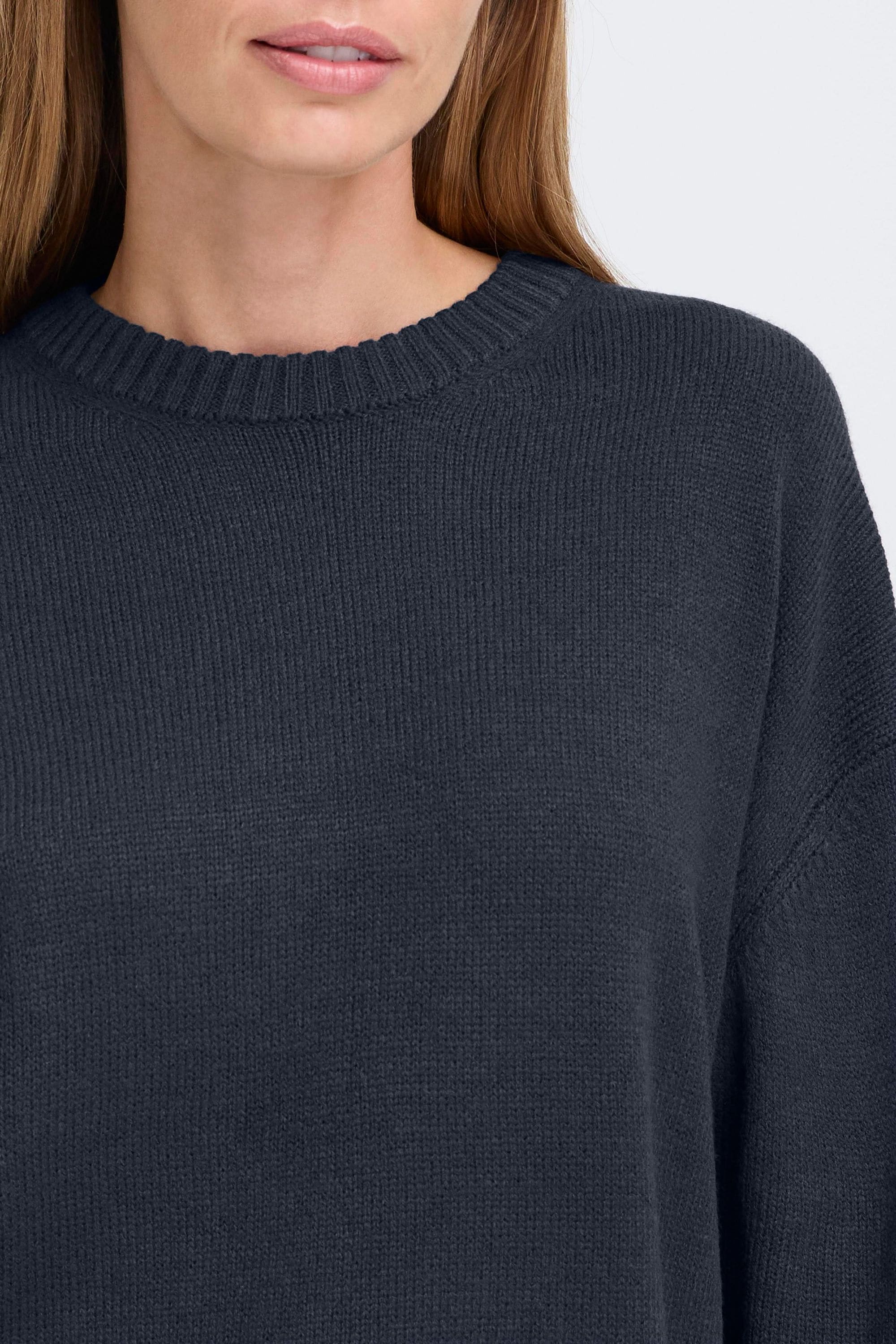 OXMO Strickfleece-Pullover »Strickpullover OXISAMSON«