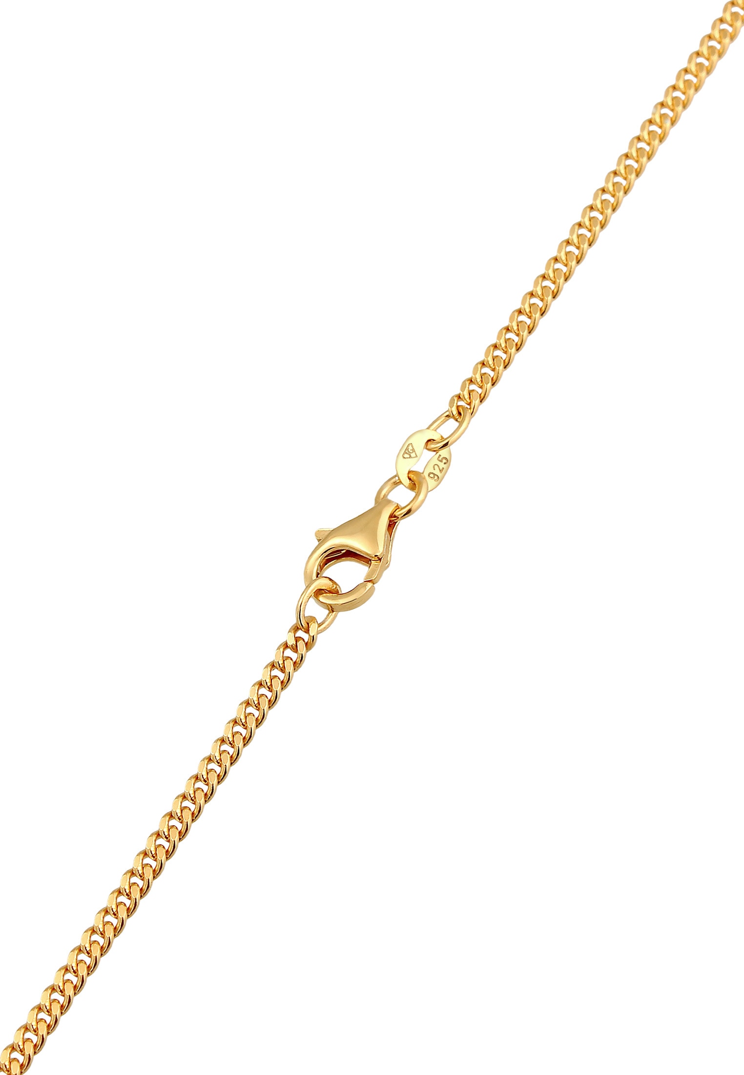 Kuzzoi Kette mit Anhänger »Halskette Raute Emaille Geo Style 925 Silber«