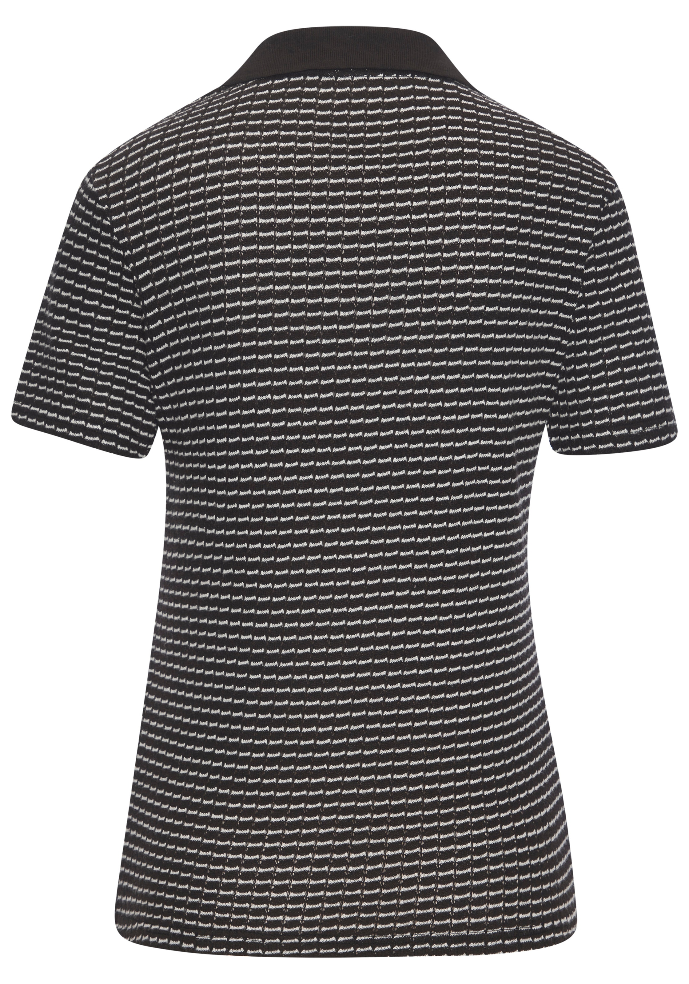 Vivance Poloshirt »aus strukturierter Strickqualität« schöne Strick-Qualität