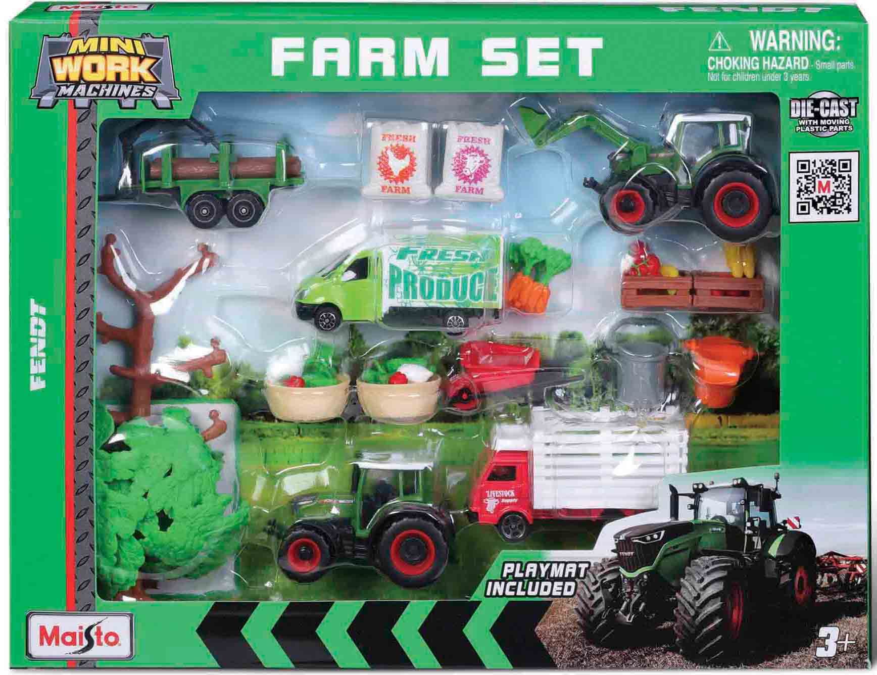 Maisto® Spielzeug-Traktor »Mini Work Machines, Farm Set, FENDT« online  kaufen