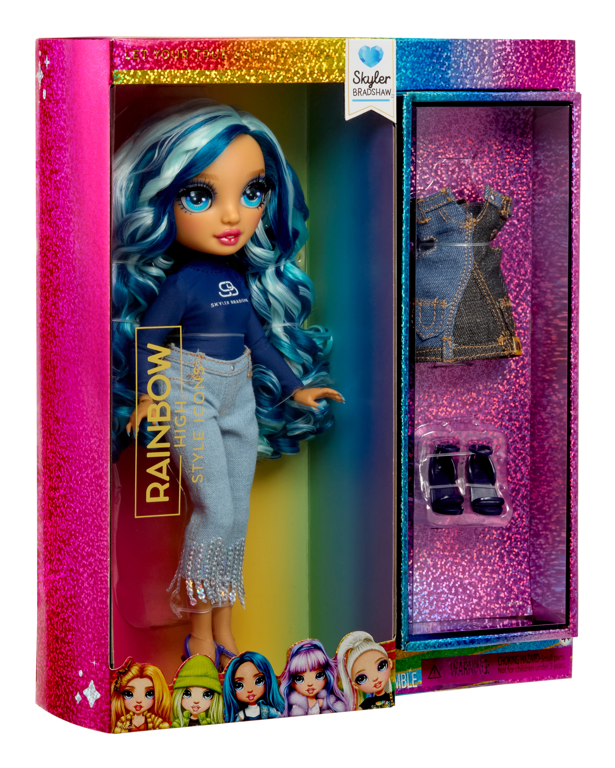 RAINBOW HIGH Anziehpuppe »Rainbow High Style Icons Doll - Skyler«