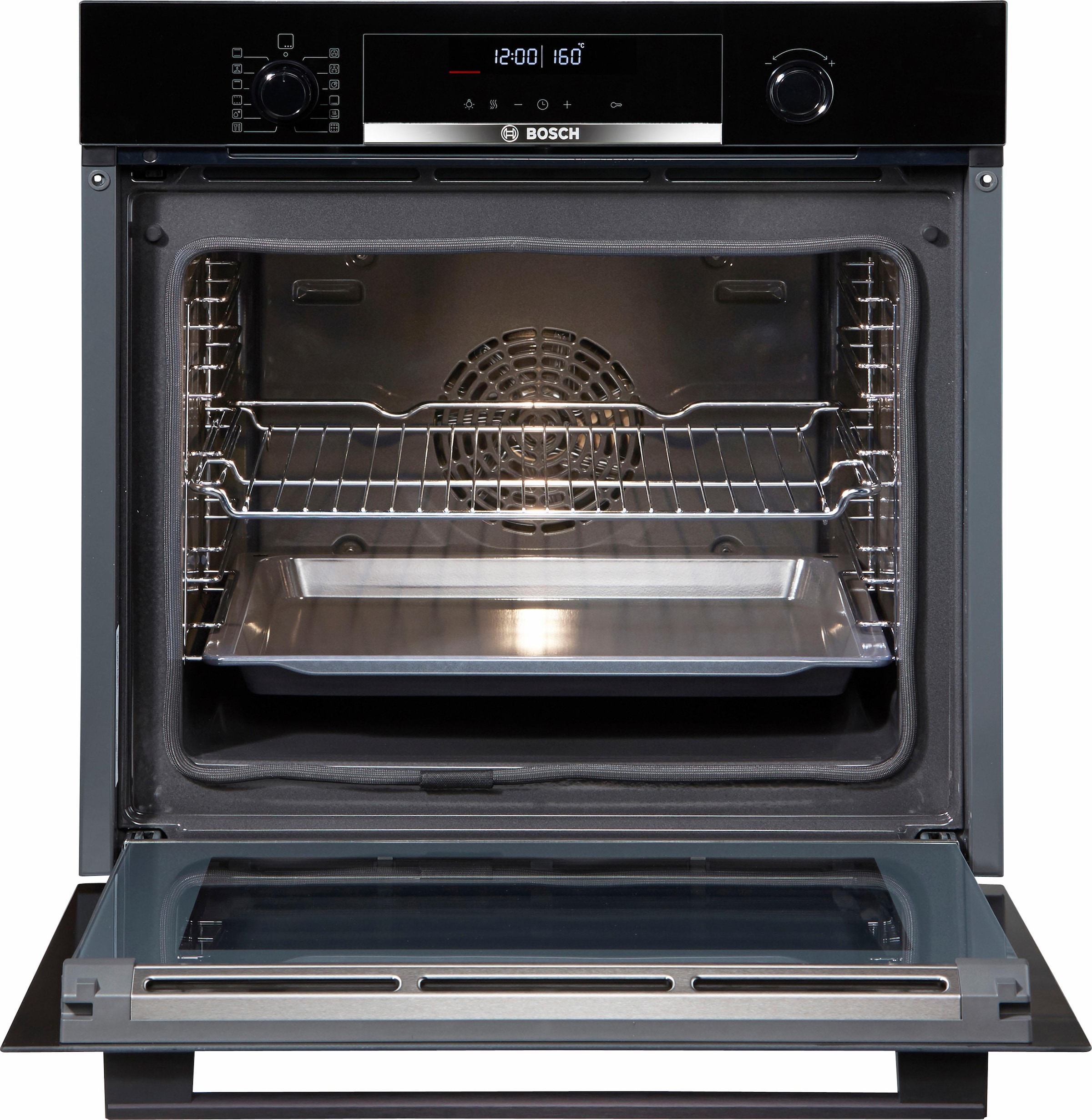 BOSCH Pyrolyse Backofen Serie 6 »HBA578BB0«, mit Teleskopauszug nachrüstbar, Pyrolyse-Selbstreinigung