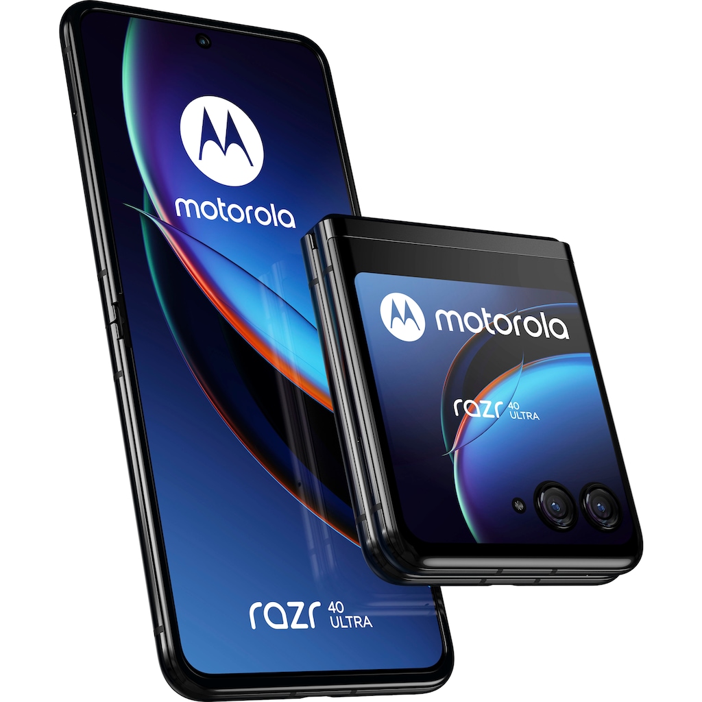 Motorola Smartphone »Motorola razr40 ultra«, Infinite Black, 17,52 cm/6,9 Zoll, 256 GB Speicherplatz, 12 MP Kamera