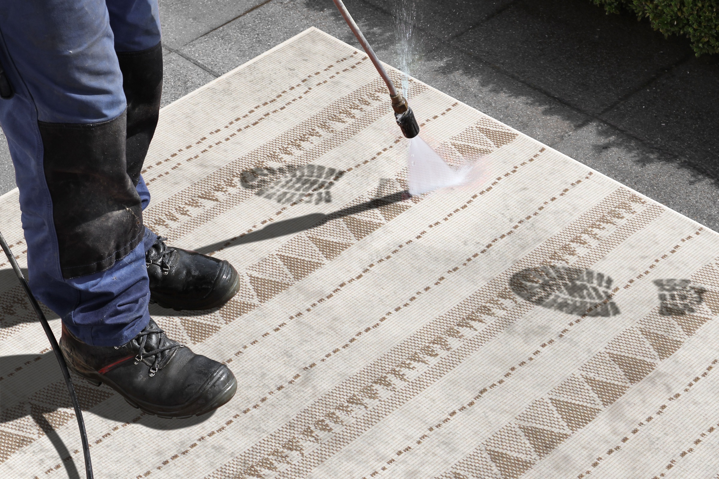 NORTHRUGS Läufer »Bahamas«, rechteckig, 5 mm Höhe, In-& Outdoor, Wetterfest, Balkon, Garten, Wohnzimmer, Wasserfest
