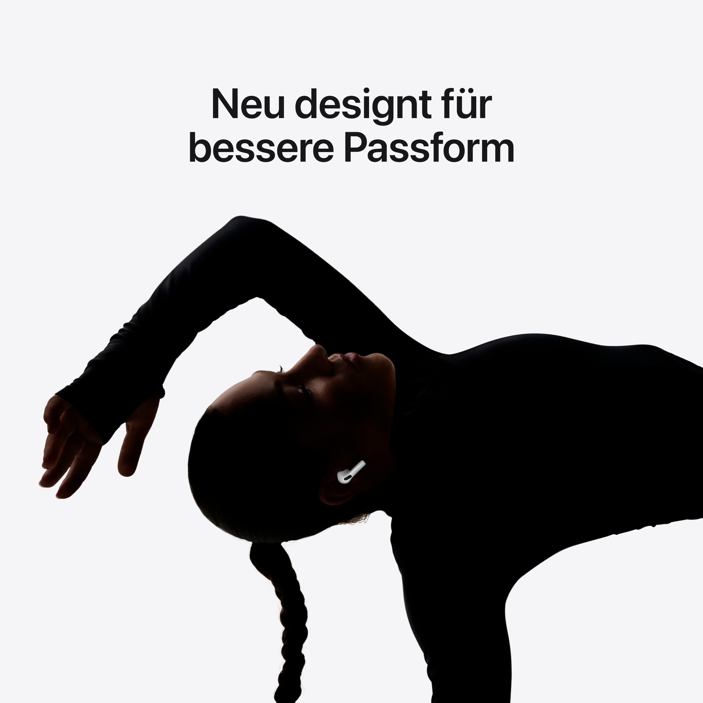 Apple wireless In-Ear-Kopfhörer »AirPods Pro 3«, Bluetooth, Active Noise Cancelling (ANC)-Transparenzmodus-integrierte Steuerung für Anrufe und Musik-kompatibel mit Siri-True Wireless