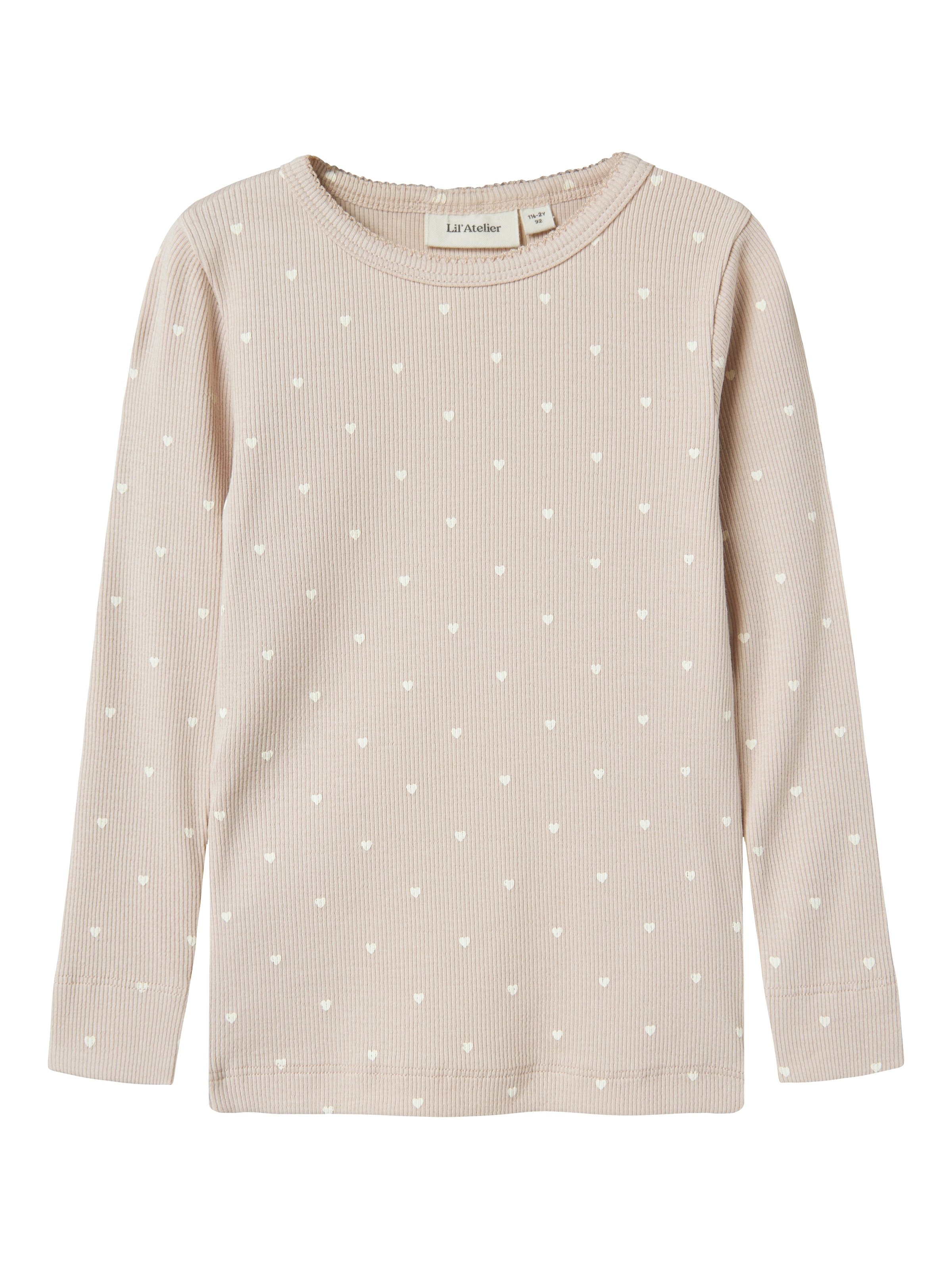 Lil' Atelier Langarmshirt »NMFGAGO LS SLIM TOP LIL NOOS« weiche Jersey Rippqualität