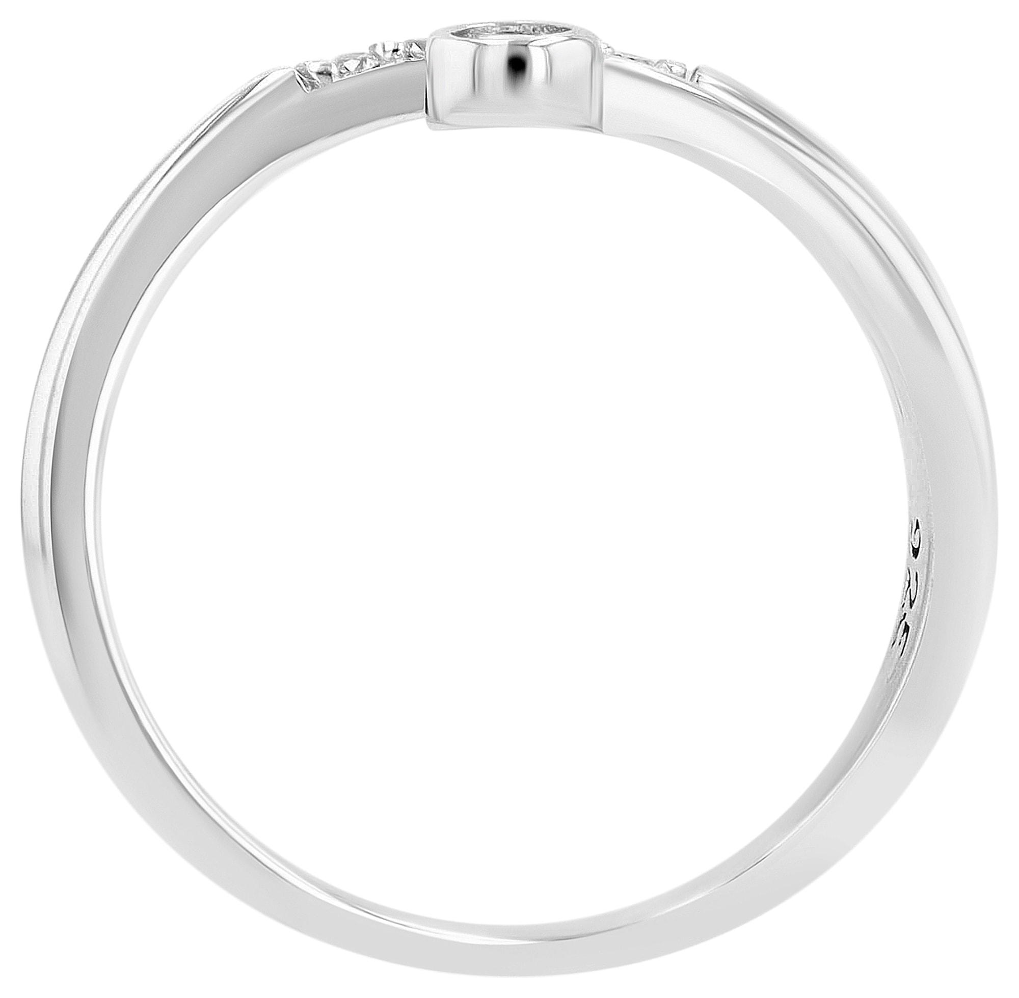 Adelia´s Fingerring »Damen Ring aus 925 Silber mit Zirkonia«