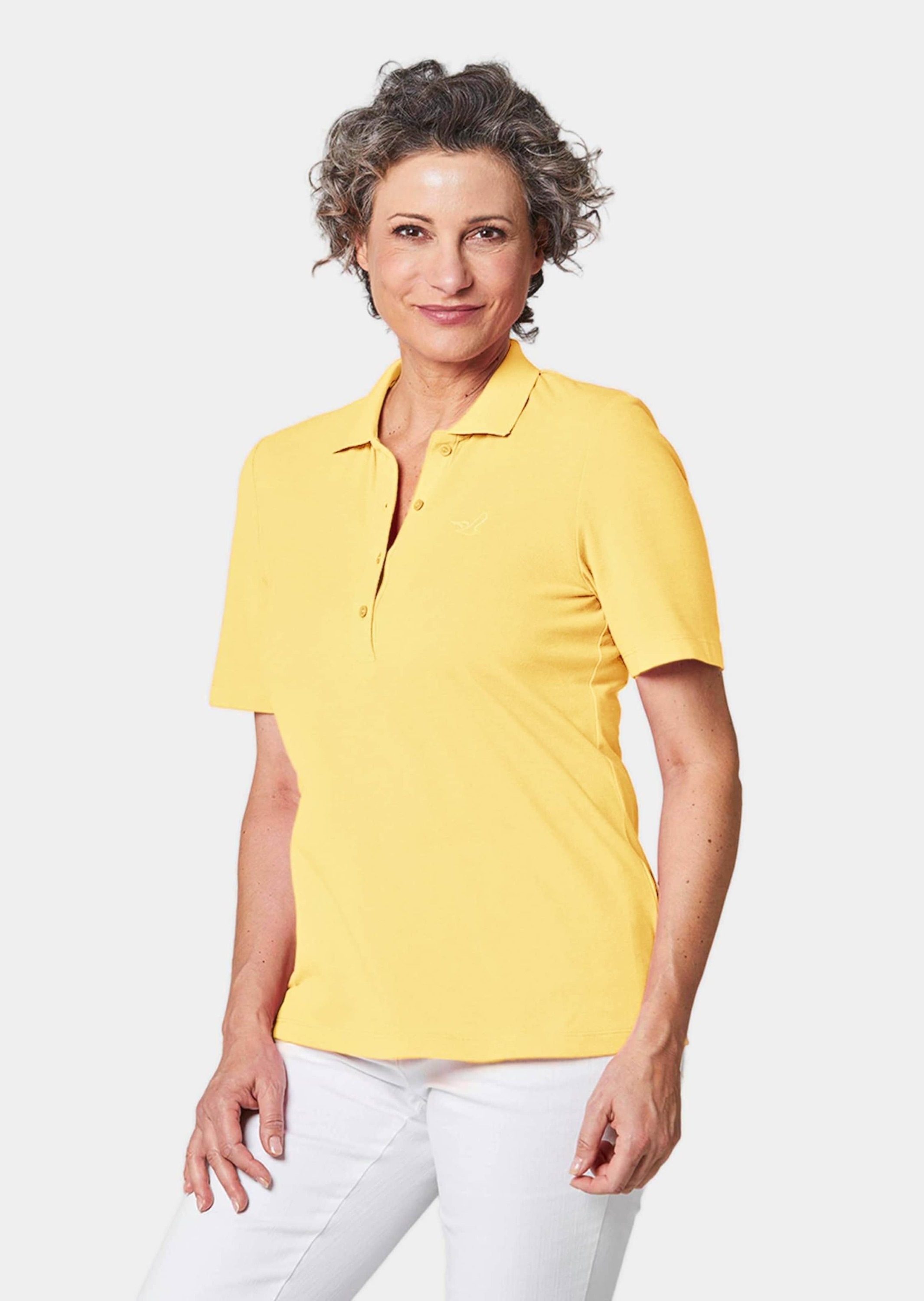 GOLDNER Poloshirt »Kurzgröße Poloshirt in hochwertiger Pikee-Qualität«