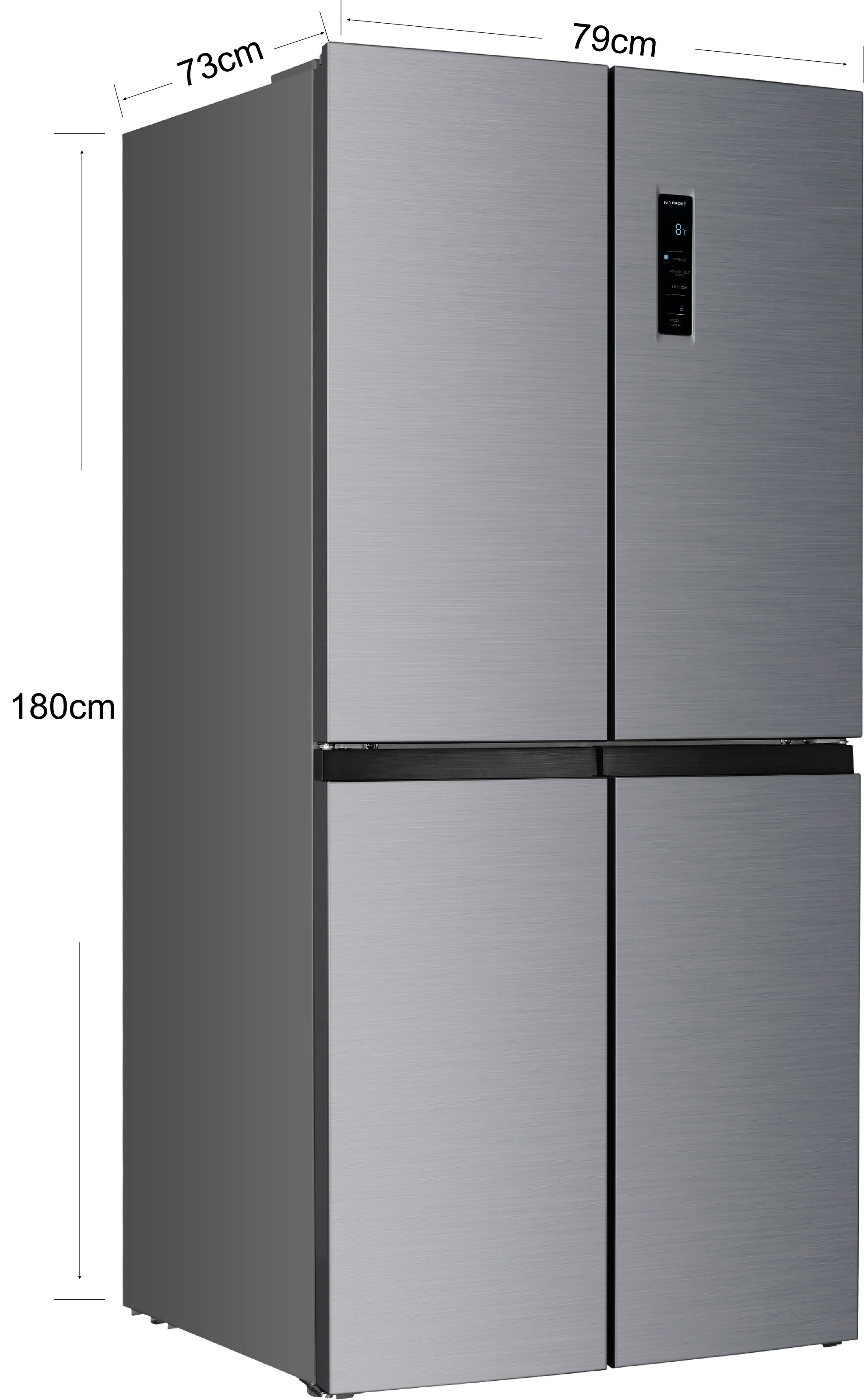 Hanseatic Multi Door, HCDB18080DI, 180,0 cm hoch, 79,0 cm breit jetzt im  OTTO Online Shop | Side-by-Side Kühlschränke