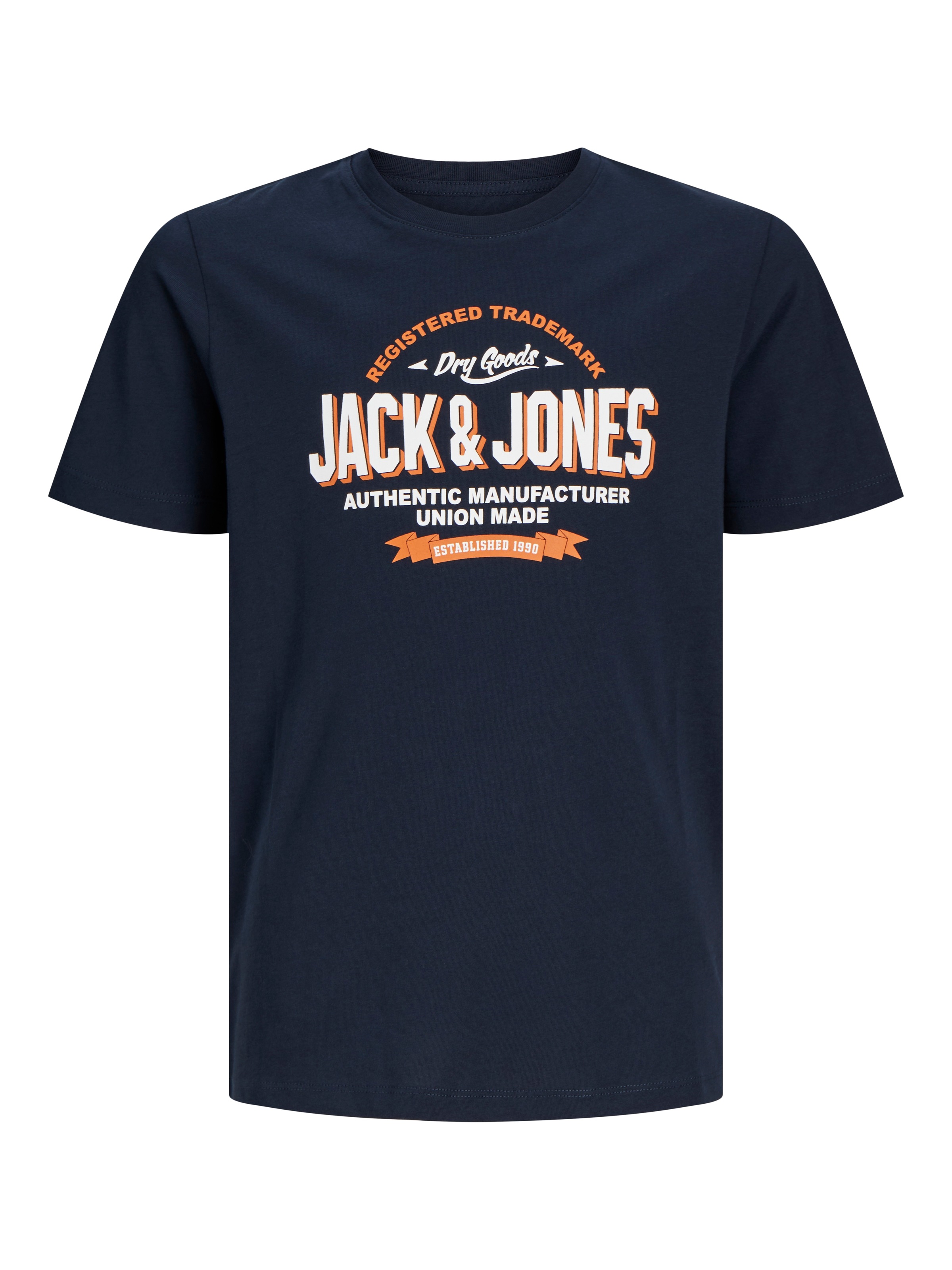 Jack & Jones Junior Rundhalsshirt »JJELOGO TEE SS O-NECK 2 COL S NOOS JNR«