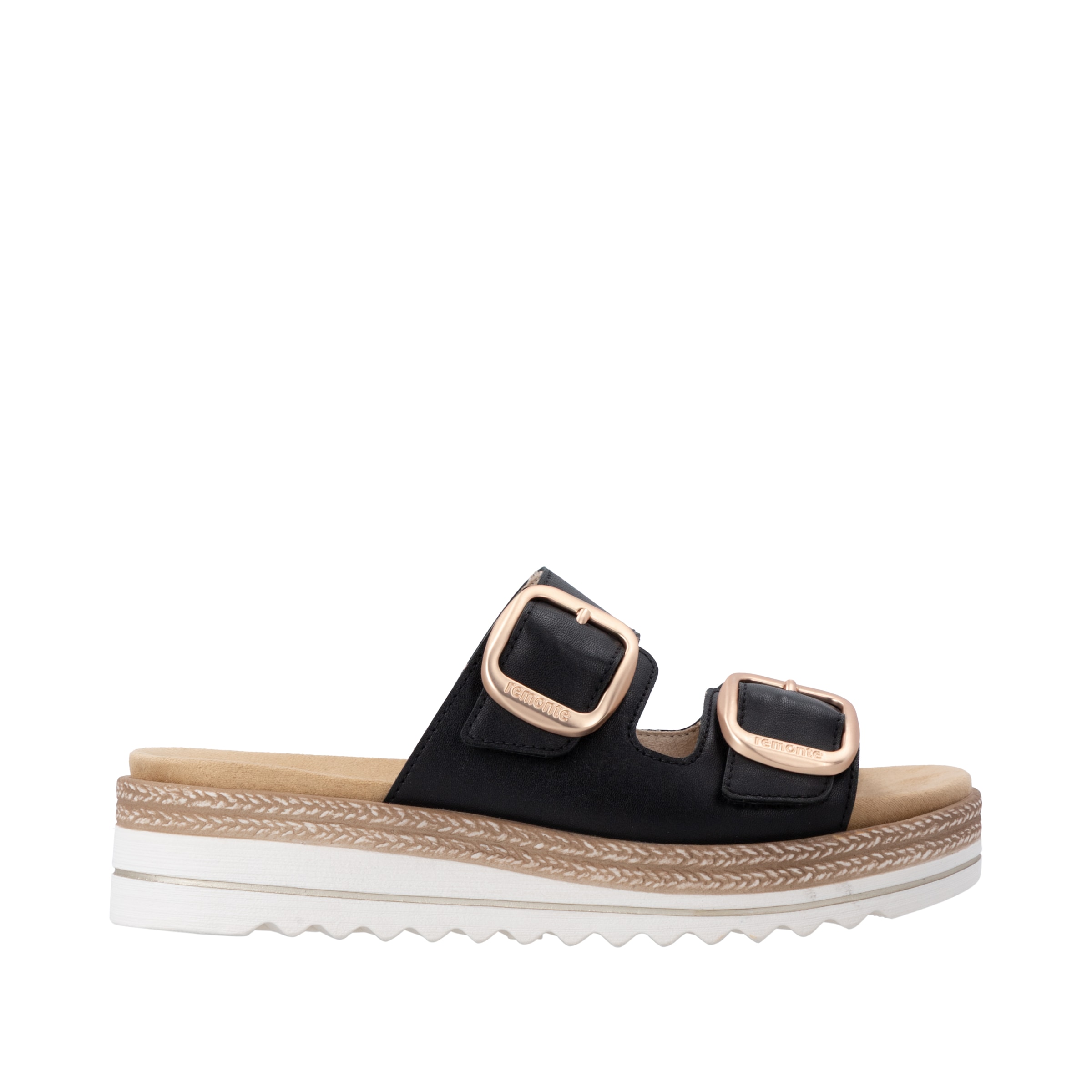 Remonte Pantolette  Hausschuh, Sommerschuh, Klettschuh mit Lite´n Soft-Ausstattung