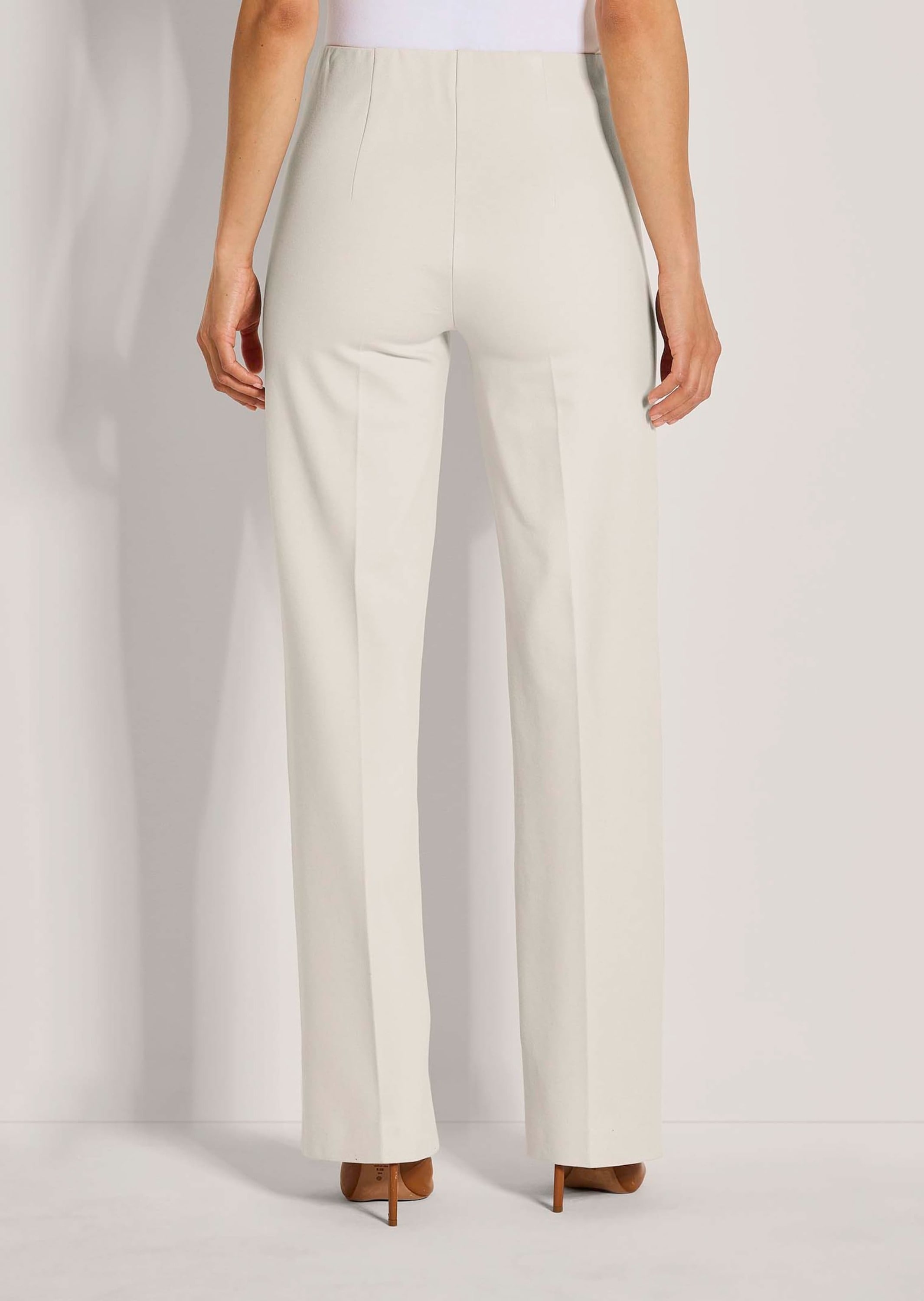 MADELEINE Jerseyhose »Jerseyhose Weite Jerseyhose mit Biesen«  Jerseyhose mit Biese