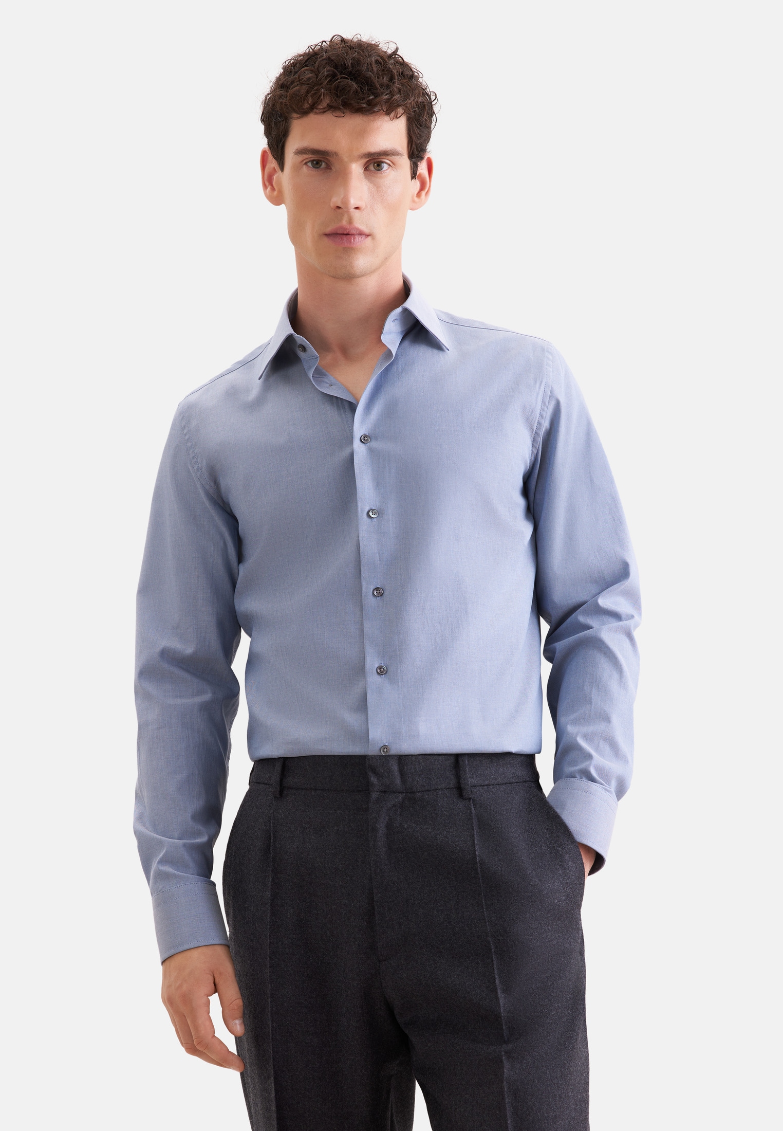 seidensticker Businesshemd »Schwarze Rose« Slim 1/1 Kentkragen Uni