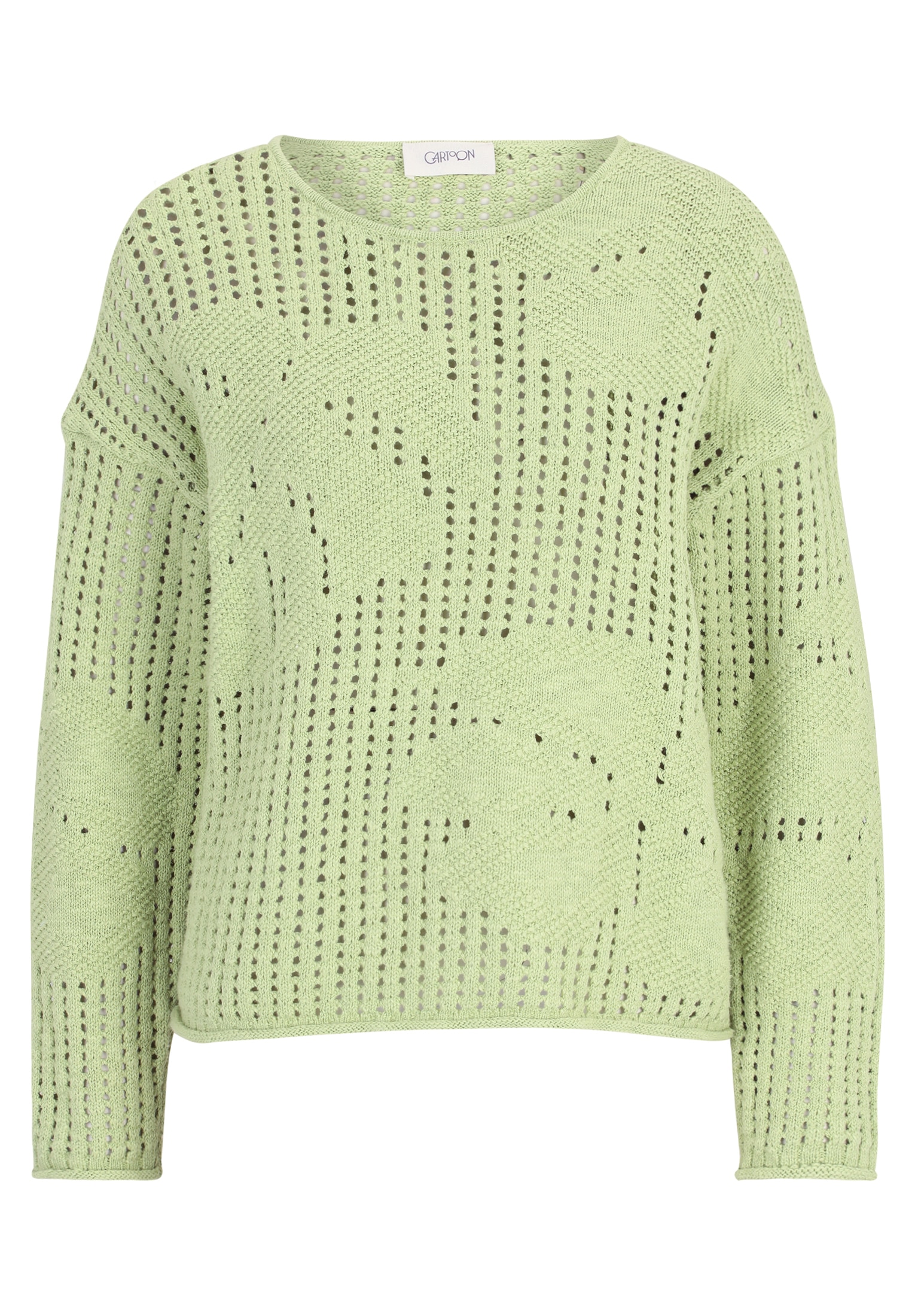 Cartoon Strickpullover »Strickpullover mit Rundhalsausschnitt«