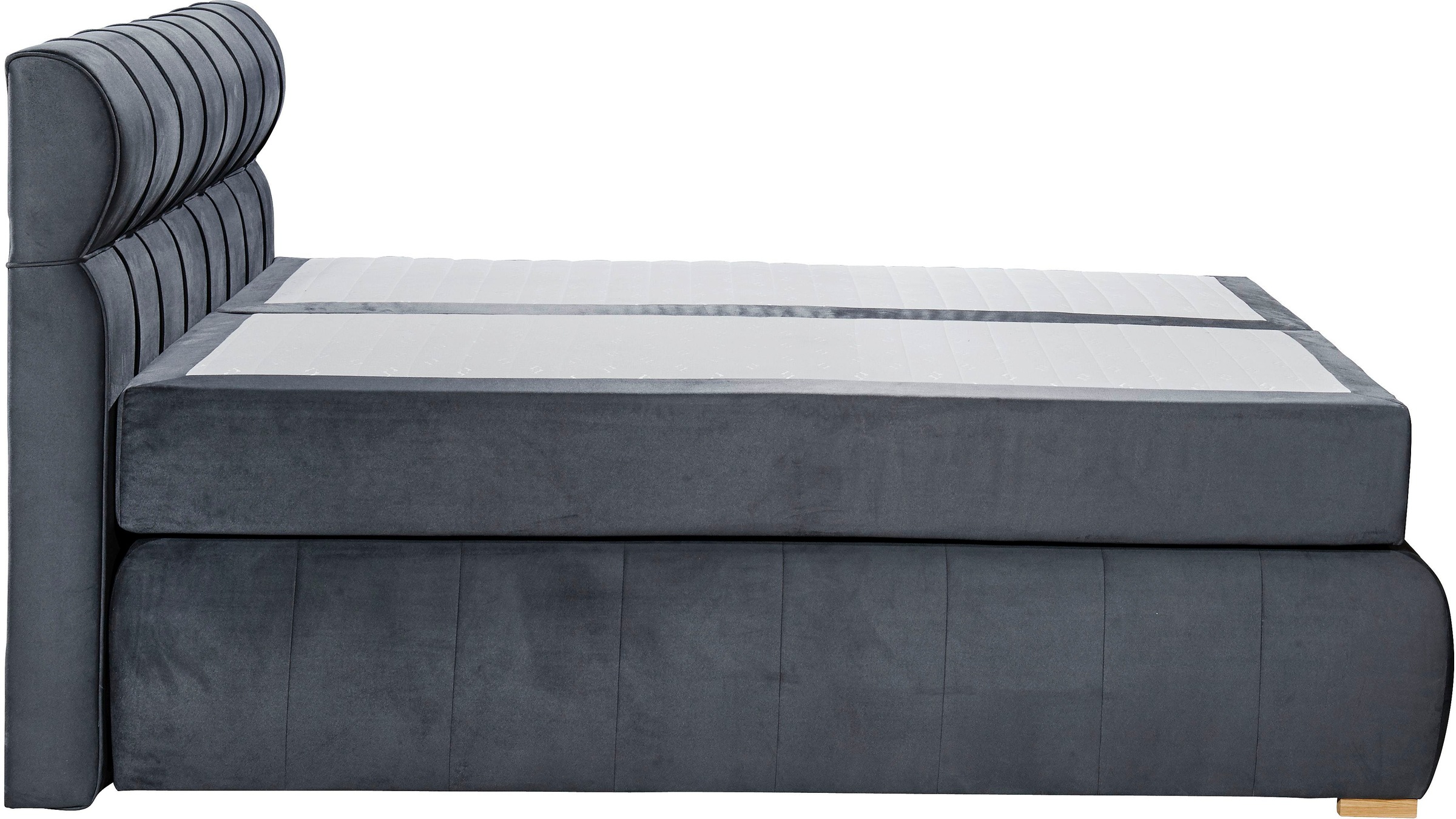 Places of Style Boxspringbett »Felicia«, in H4, inkl. Topper und Bettkasten