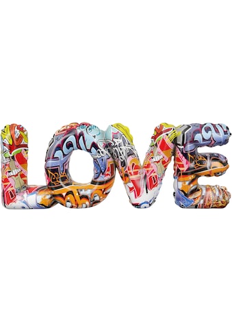 Deko-Buchstaben »Schriftzug LOVE Street Art«