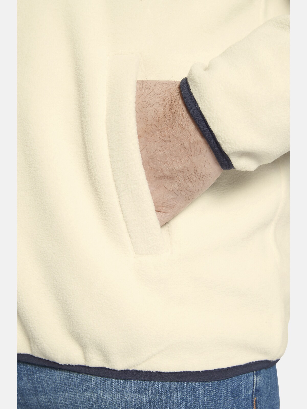 Charles Colby Sweatjacke »Fleece-Sweatshirt DUKE DILLEN«