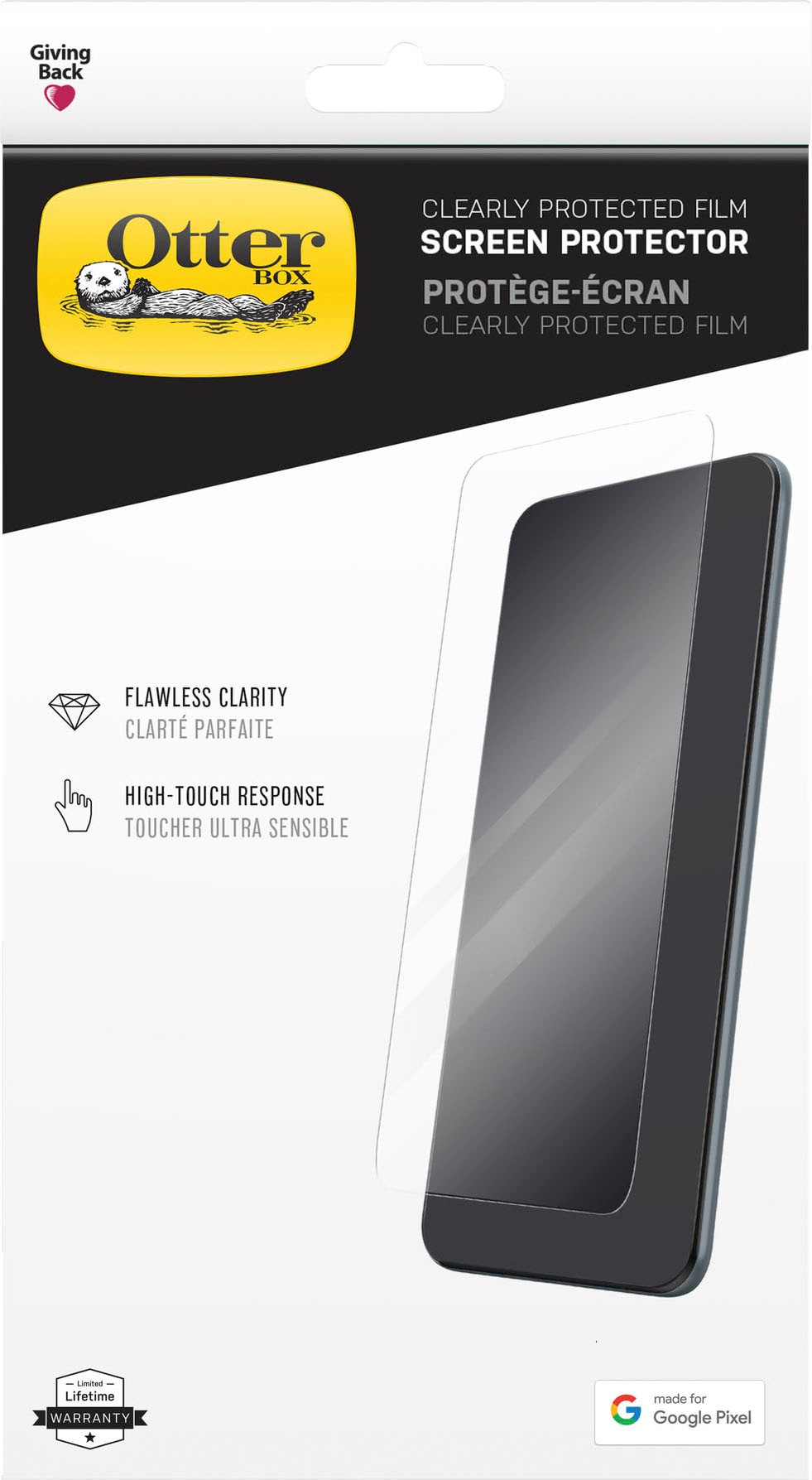 Otterbox Displayschutzfolie »Clearly Protected Film für Pixel 6 Pro«, für Pixel 6 Pro, (1 St.)