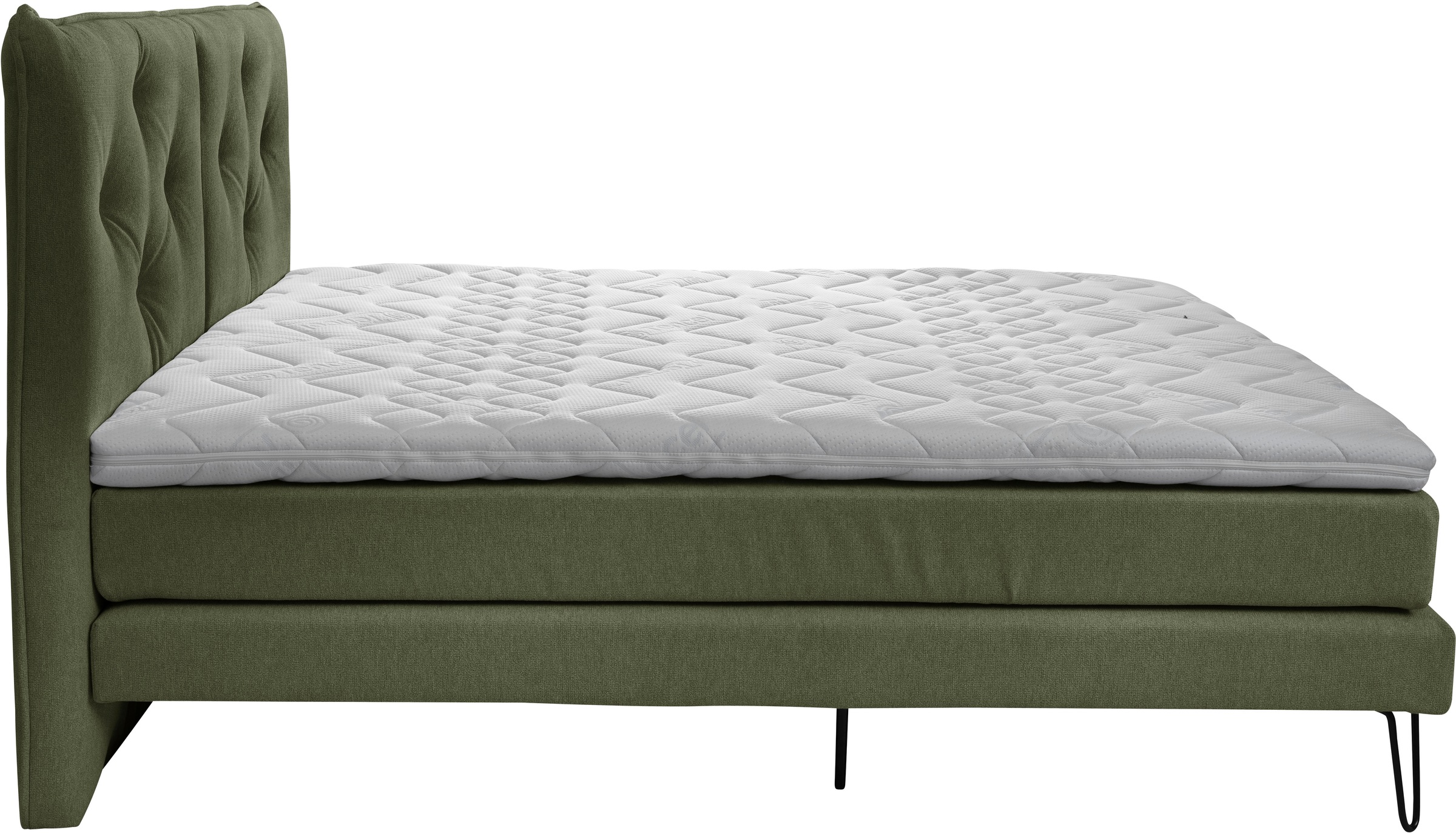 alina Boxspringbett »Longon inkl. Matratze und Komfortschaum-Topper, Breite 180x200cm«, erhältlich in verschiedenen Härtegraden