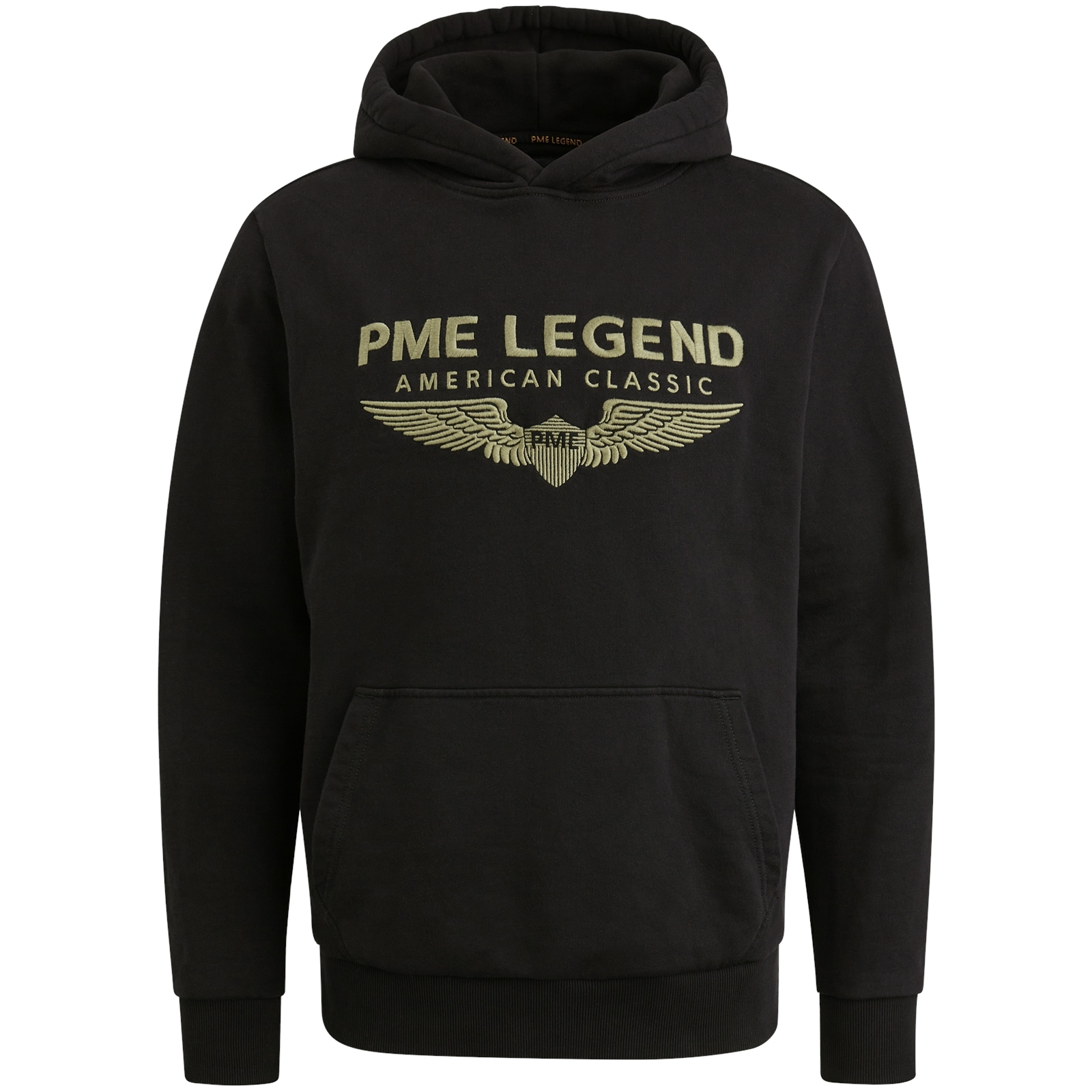 PME LEGEND Kapuzensweatshirt »Hooded soft terry with logo«, mit Logostickerei