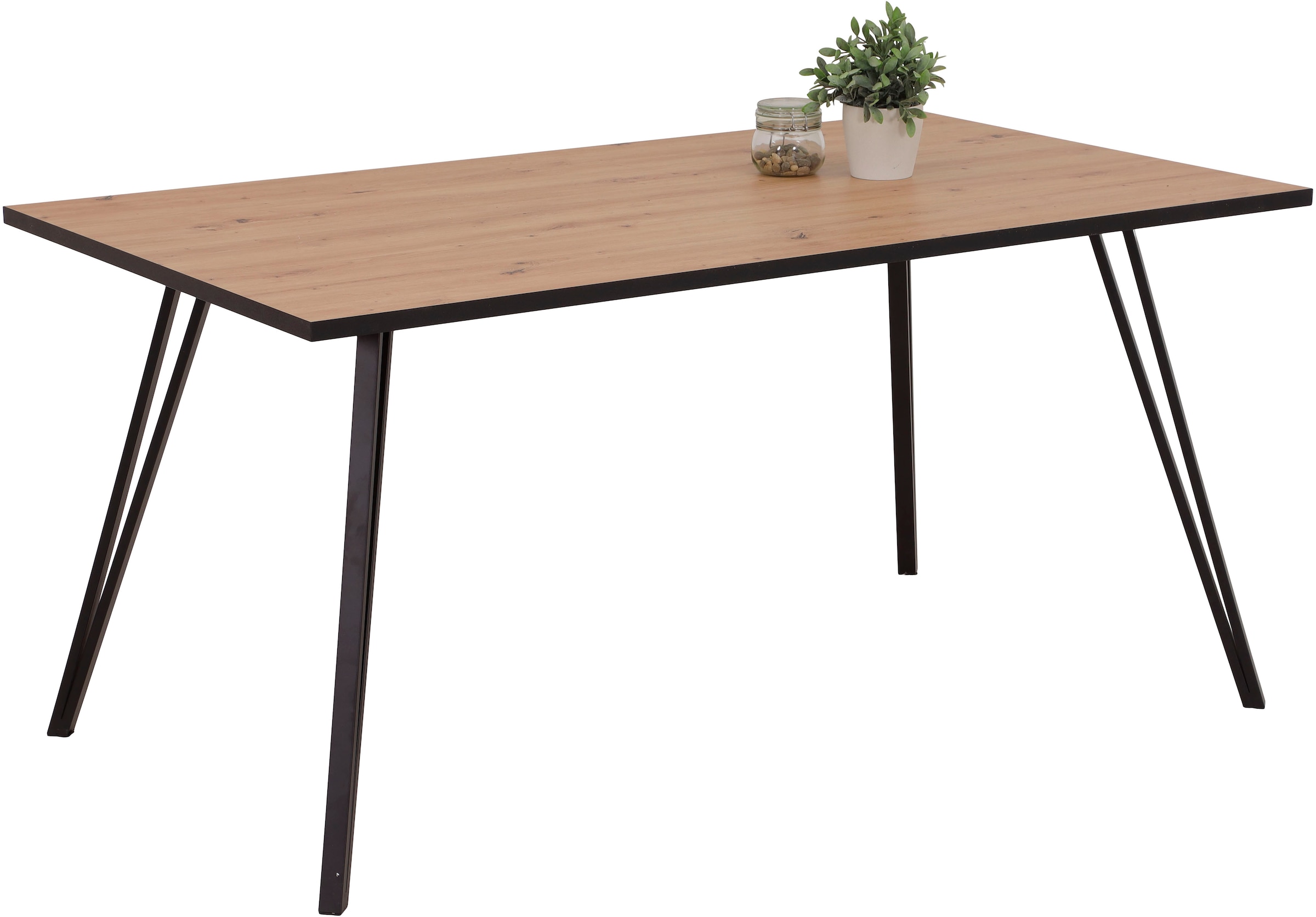 HELA Esstisch, Verschiedene Dekore, 160cm
