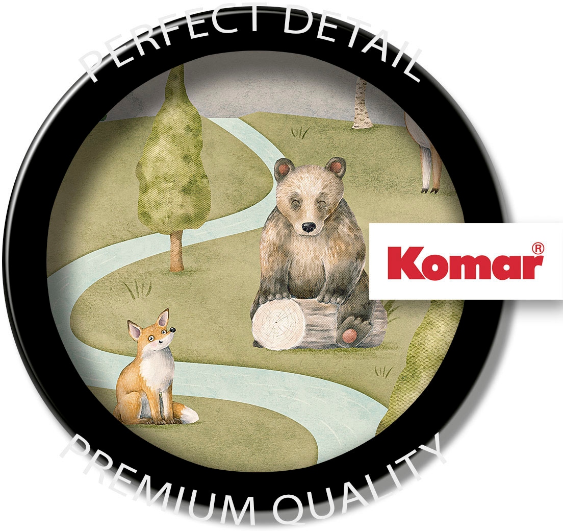 Komar Fototapete »Digitaldruck Vlies - Neighbor-wood Meetings - Größe 300 x 250 cm«, bedruckt, Wohnzimmer, Schlafzimmer