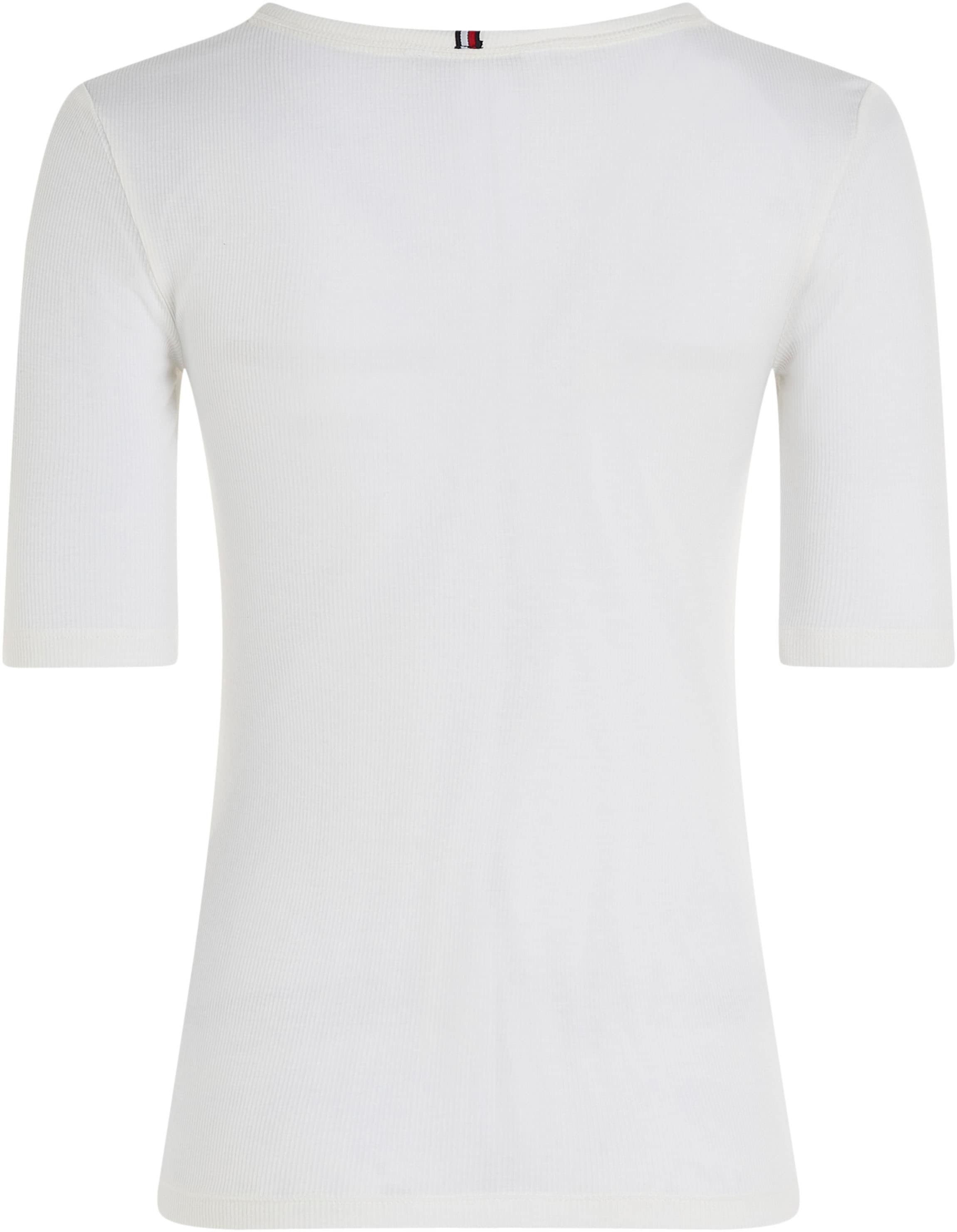 Tommy Hilfiger Rundhalsshirt, mit Rundhalsausschnitt