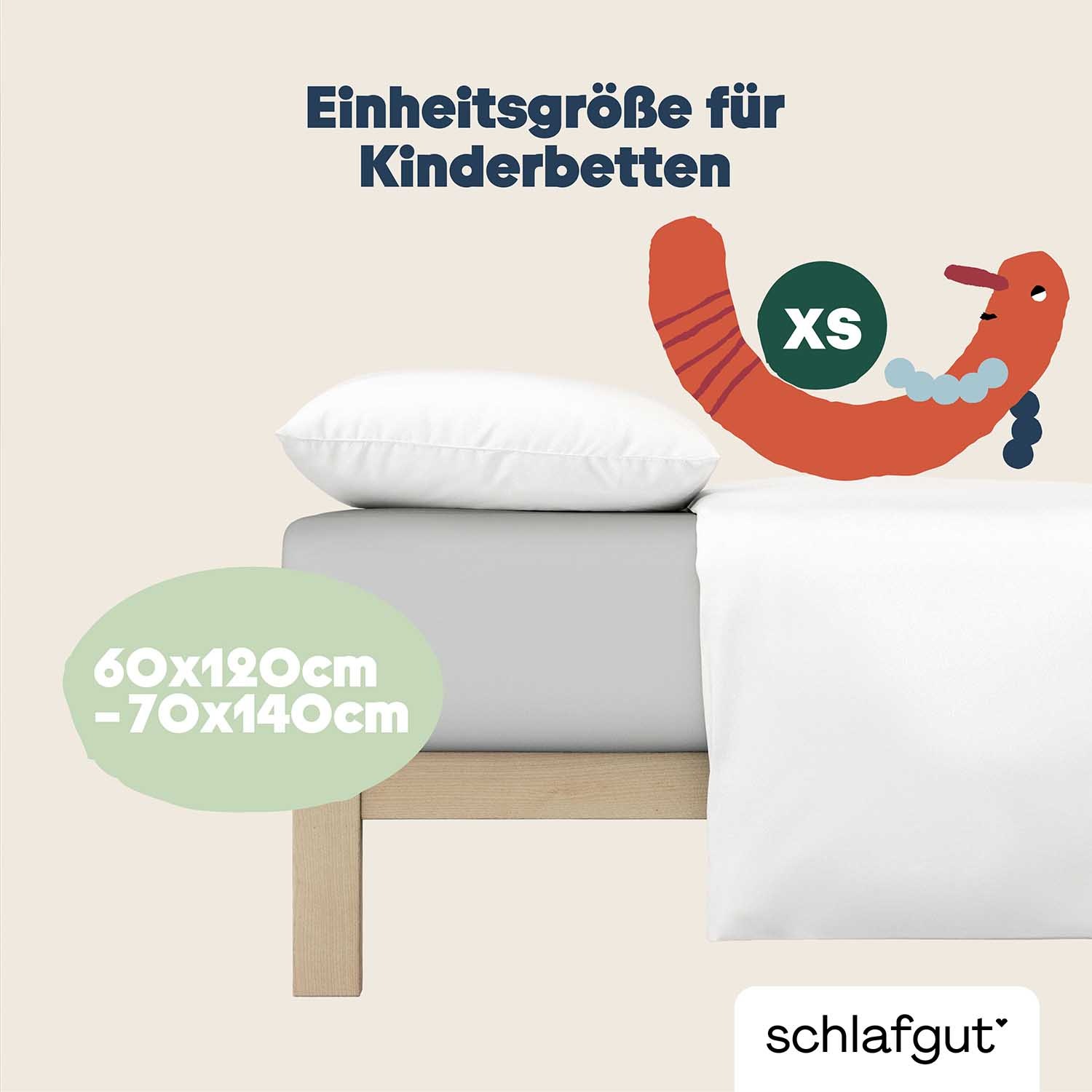 Schlafgut Spannbettlaken »Casual Mini Spannbettlaken«, für Kinder, MADE IN GREEN by OEKO-TEX®