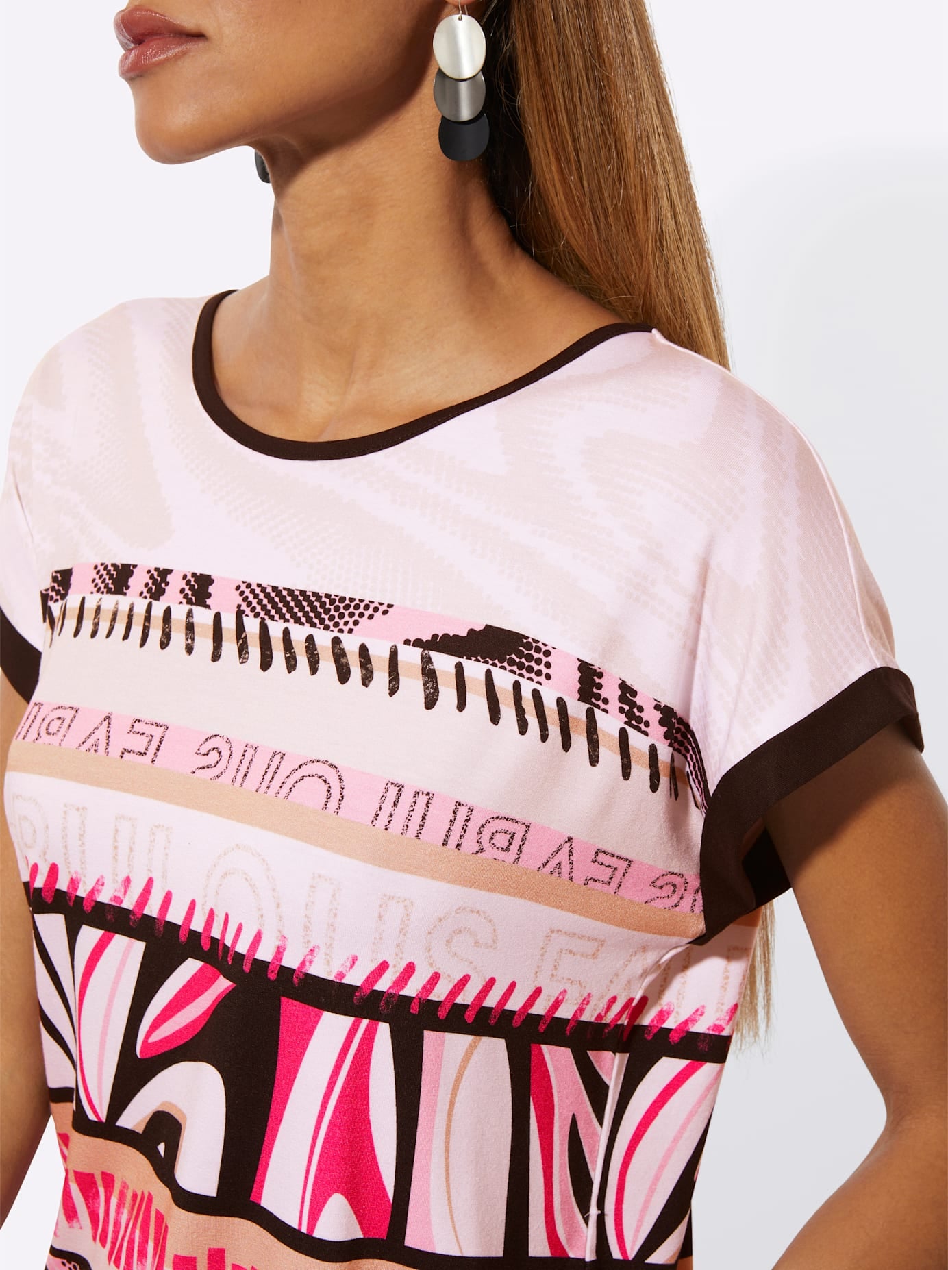 creation L Rundhalsshirt »Druck-Shirt« 1 tlg.