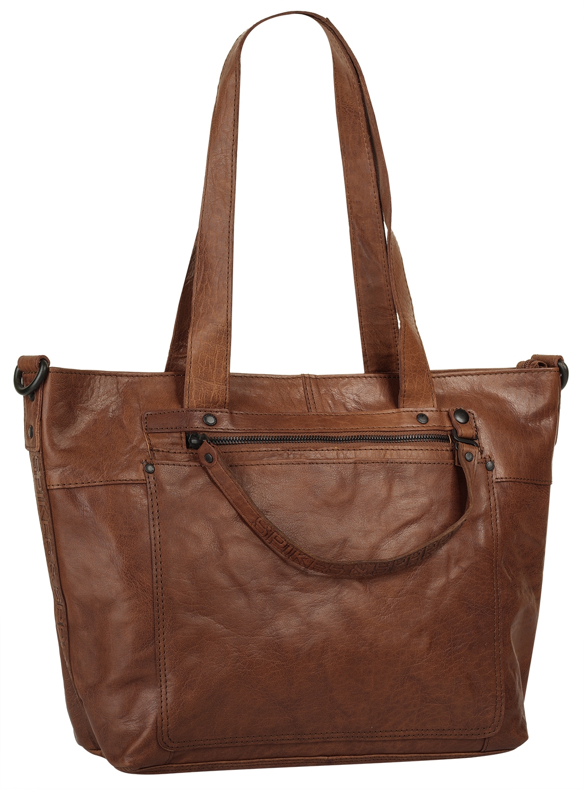 Spikes & Sparrow Shopper, echt Leder