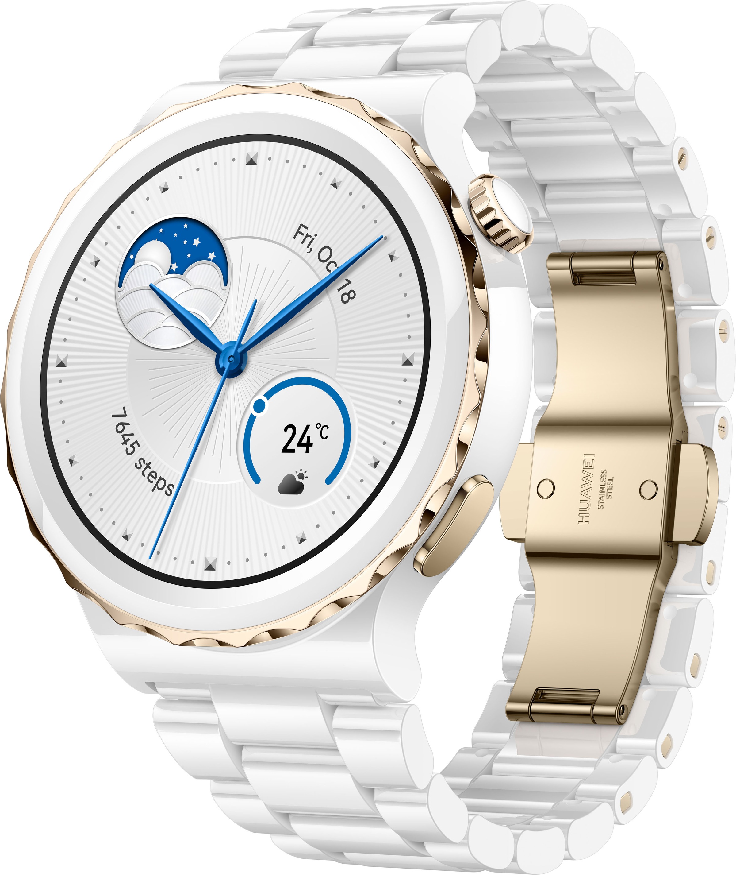 Huawei Smartwatch »Watch GT3 Pro 43mm«, (3,35 cm / 1,32 Zoll), Harmony OS, 3 Jahre Herstellergarantie)