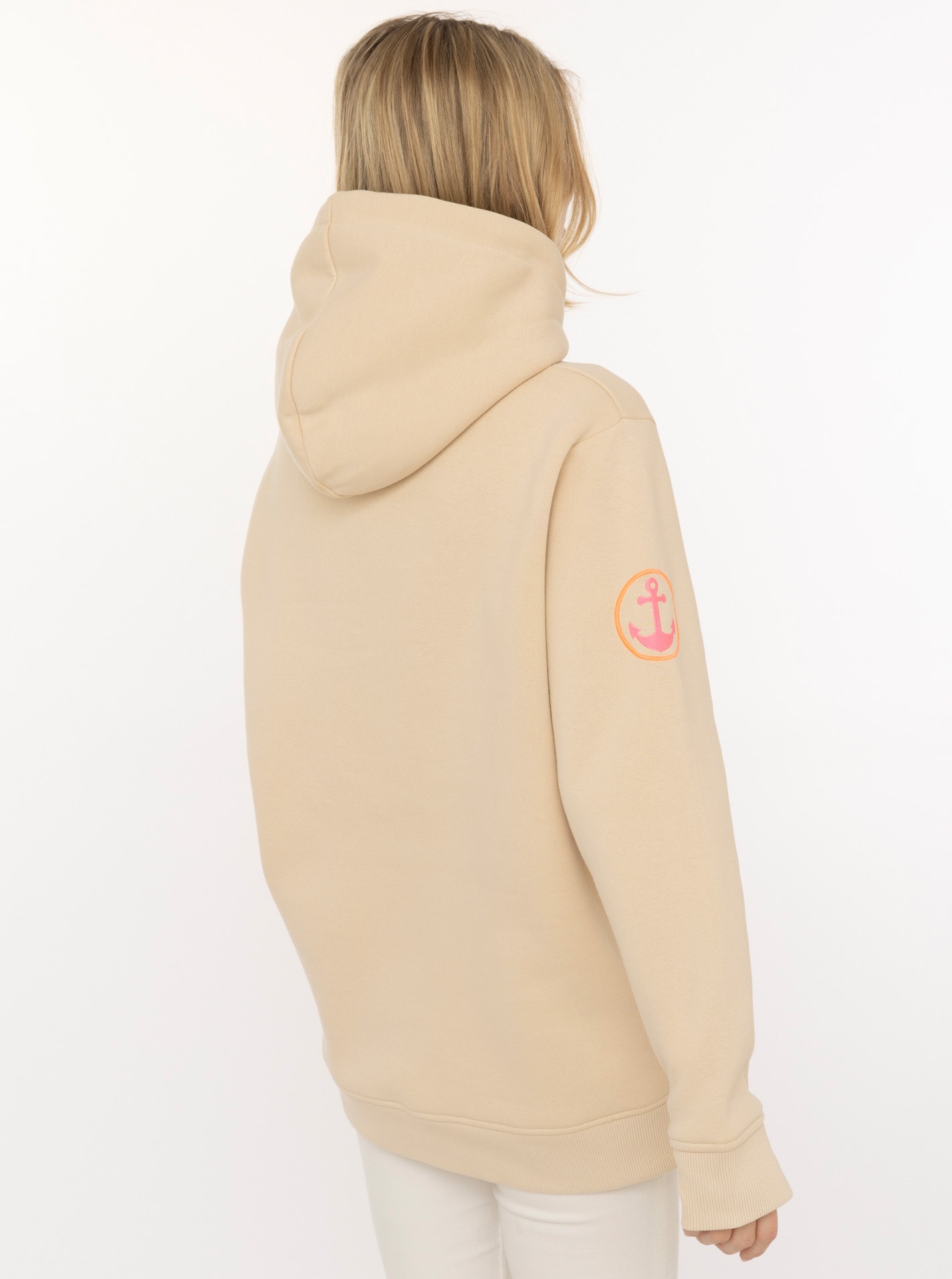 Zwillingsherz Hoodie »"Moin Moin Möwe"«, mit nordischem Gruß, lustiger Möwe, Fronttasche
