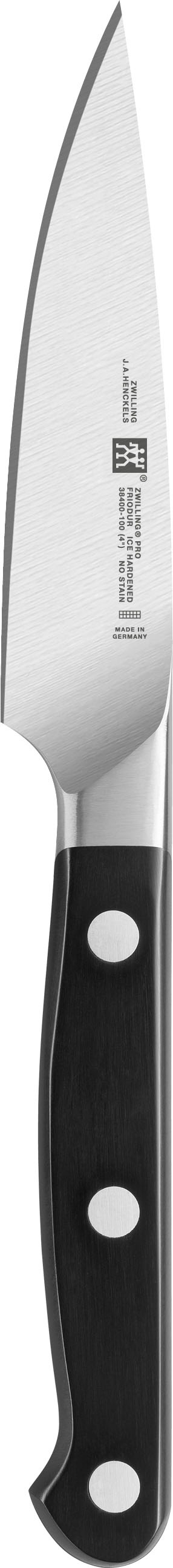Zwilling Messer-Set »Pro«, (Set, 3 tlg., Spick- &Garniermesser (11 cm),Fleischmesser (20 cm)Kochmesser (20 cm), Edelstahl 18/10, aus einem Stück geschmiedet