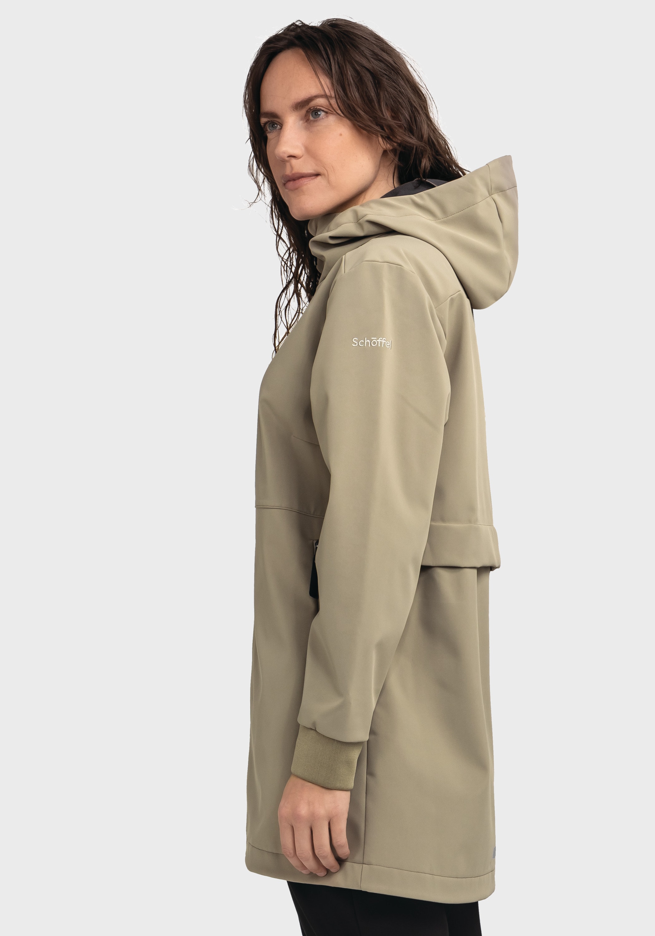 Schöffel Outdoorjacke »Urban Softshell Jk Style Suavio WMS«, mit Kapuze