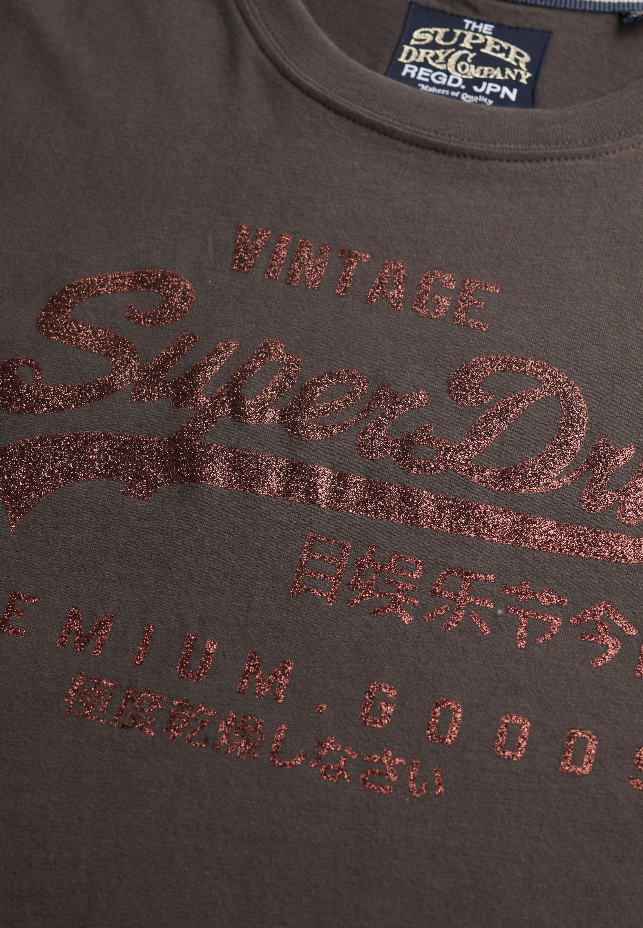 Superdry Print-Shirt »EMBELLISHED VL RELAXED TEE«