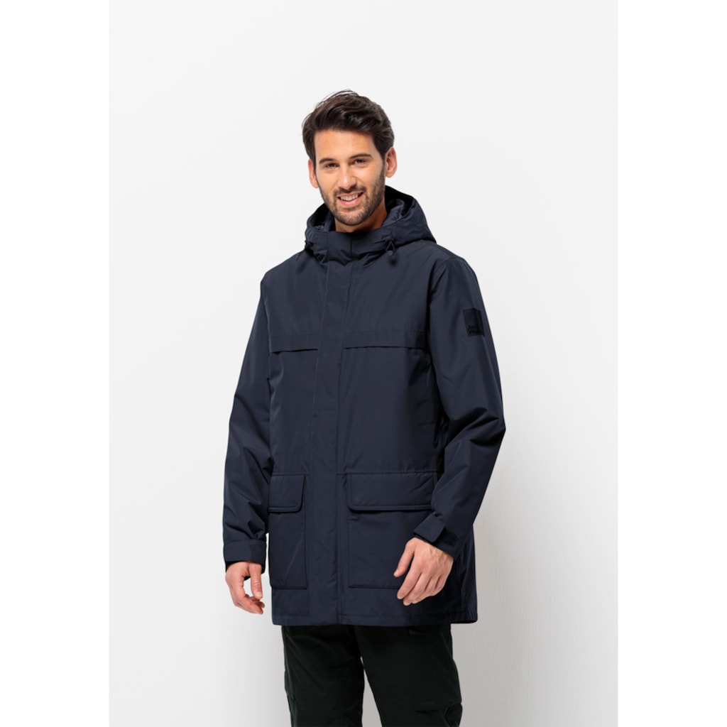 Jack Wolfskin Funktionsparka »WINTERLAGER PARKA M«, mit Kapuze