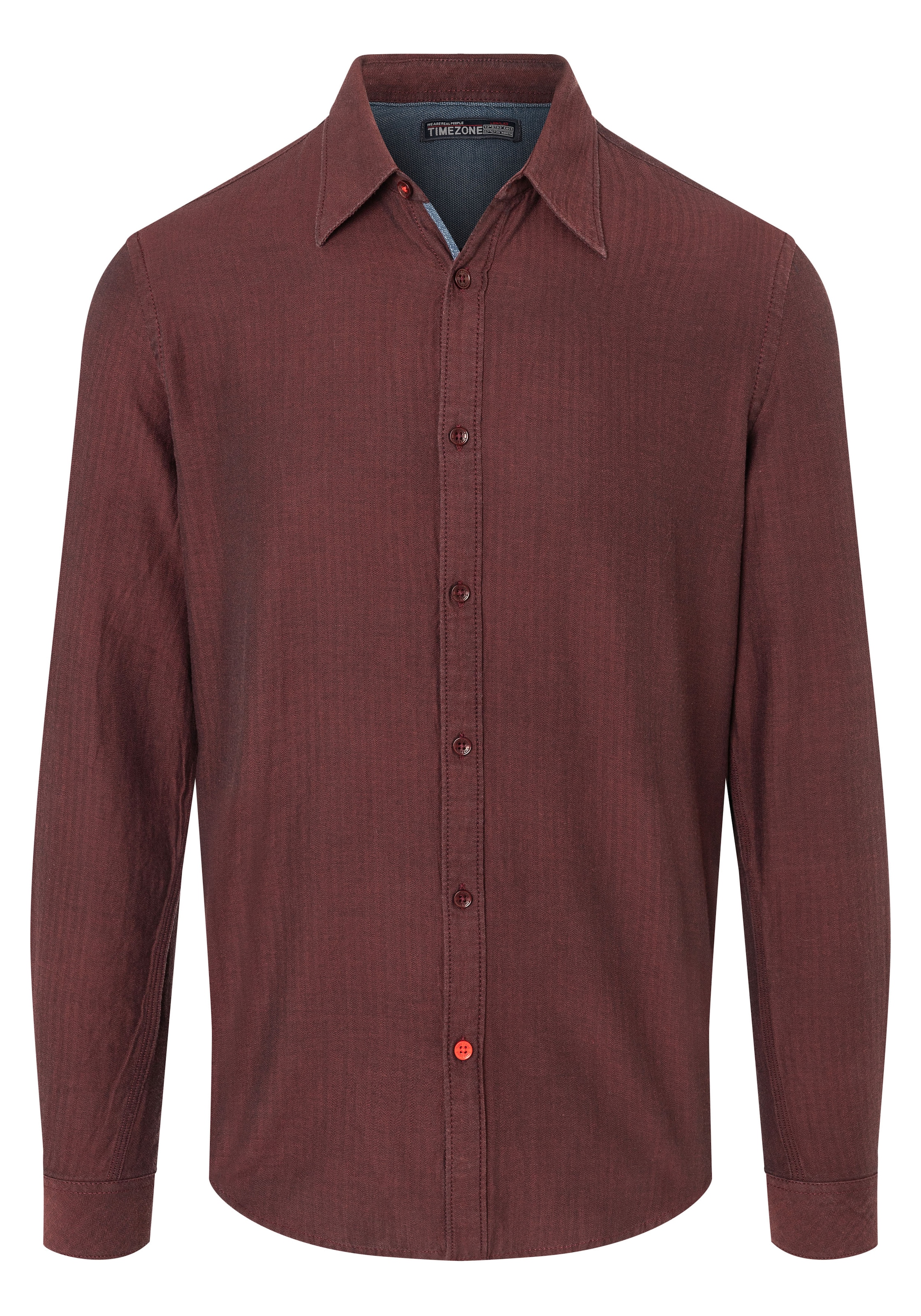 TIMEZONE Langarmhemd »Micro Pattern Shirt«