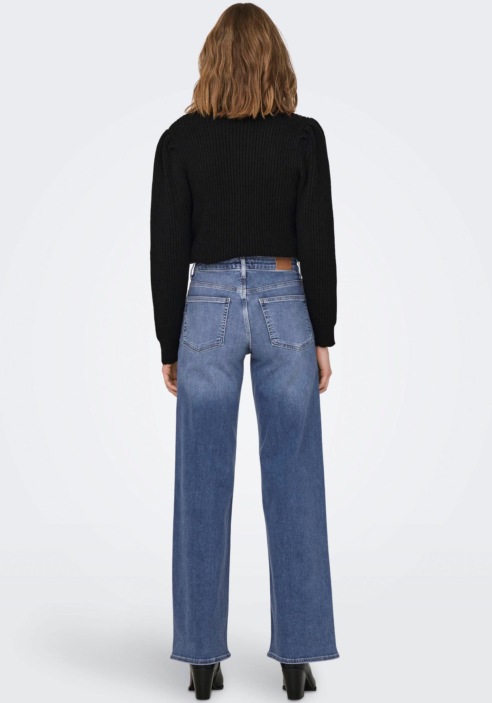 ONLY High-waist-Jeans »ONLMADISON BLUSH HW WIDE DNM CRO372 NOOS«