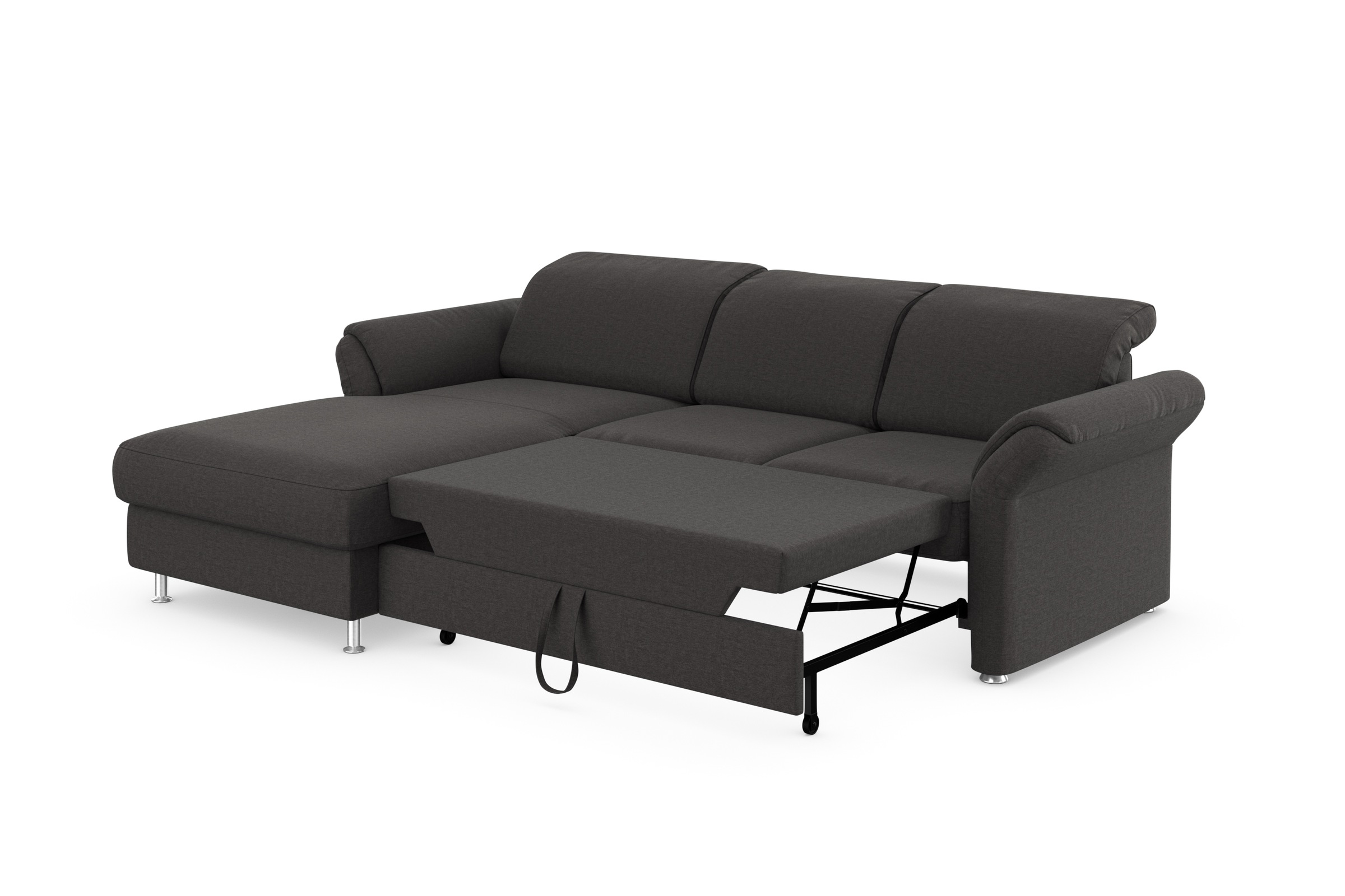 sit&more Ecksofa »Apulia L-Form« wahlweise Bettfunktion, Bettkasten und Kopf- und Armteilverstellung