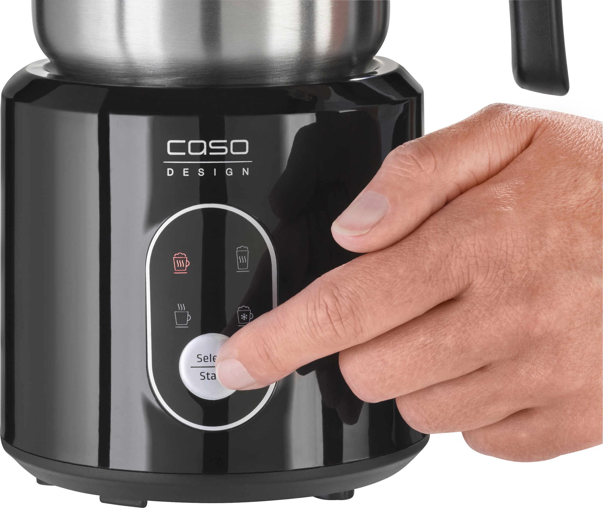 Caso Milchaufschäumer »1665 Crema & Choco Black« 500 W